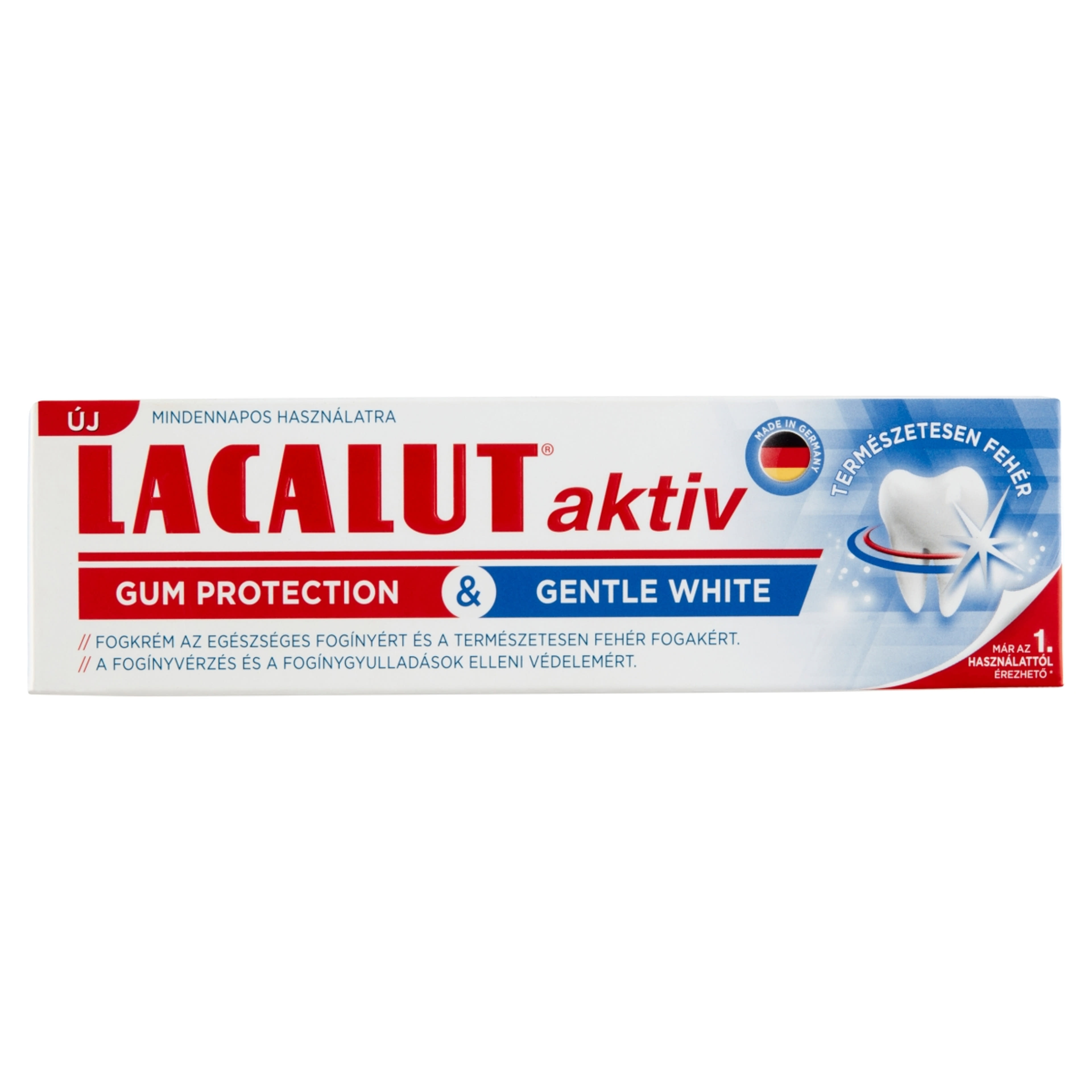 Lacalut Aktiv Gum Protection & Gentle White fogkrém - 75 ml-1