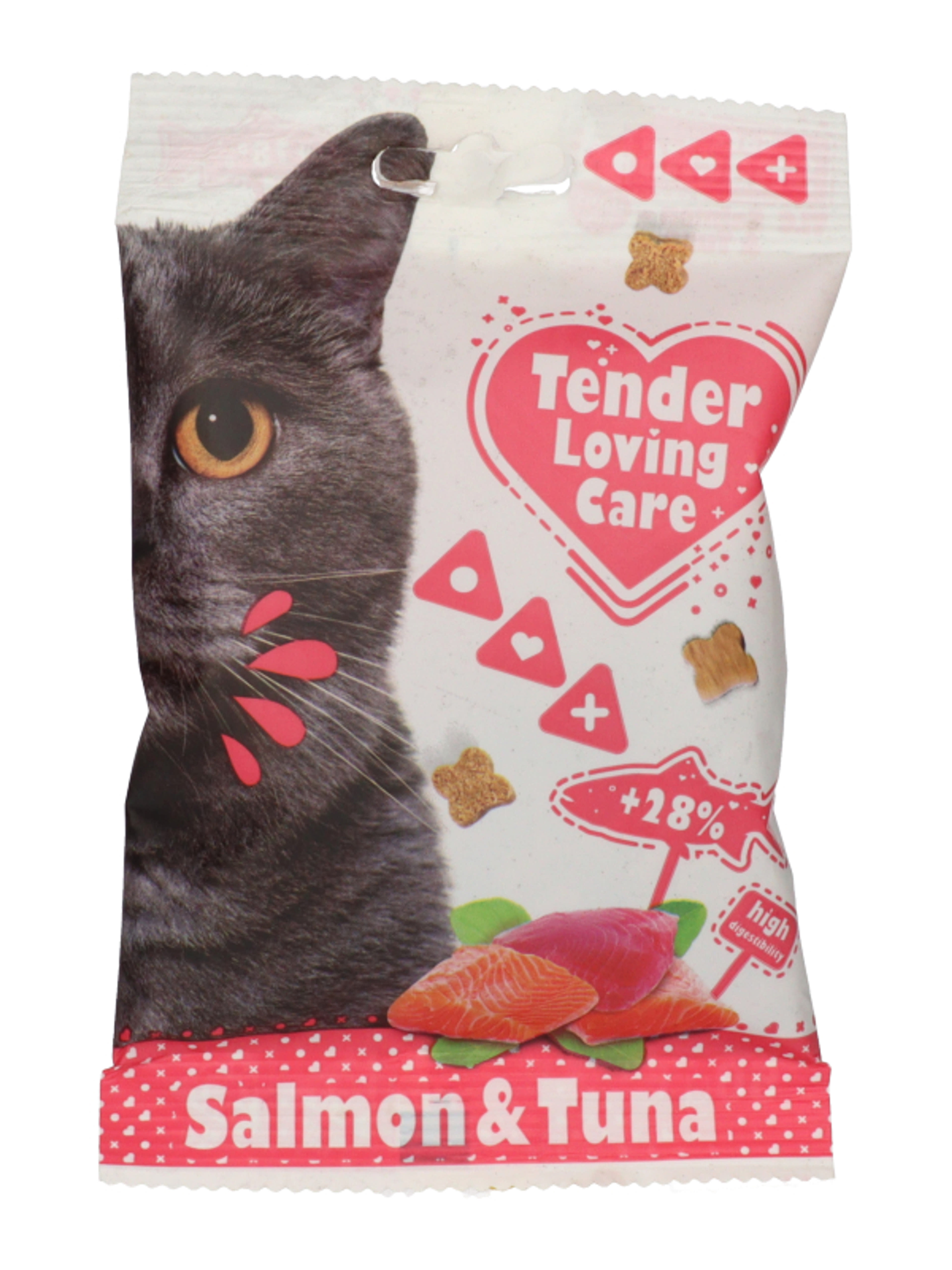 Tender Loving Care Salmon&Tuna Soft jutalomfalat macskáknak - 50 g