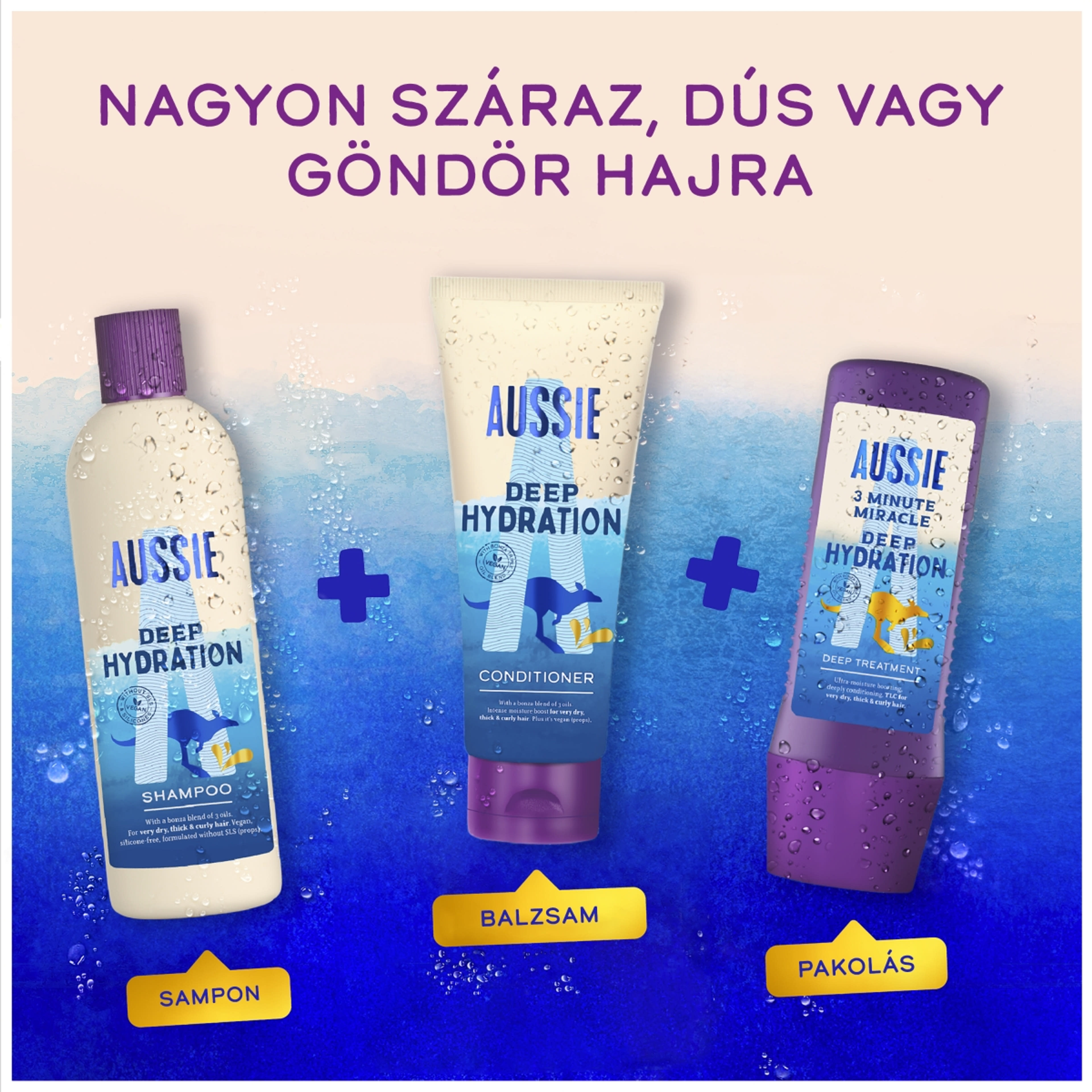 Aussie Deep Hydratation hajpakolás - 225 ml-8
