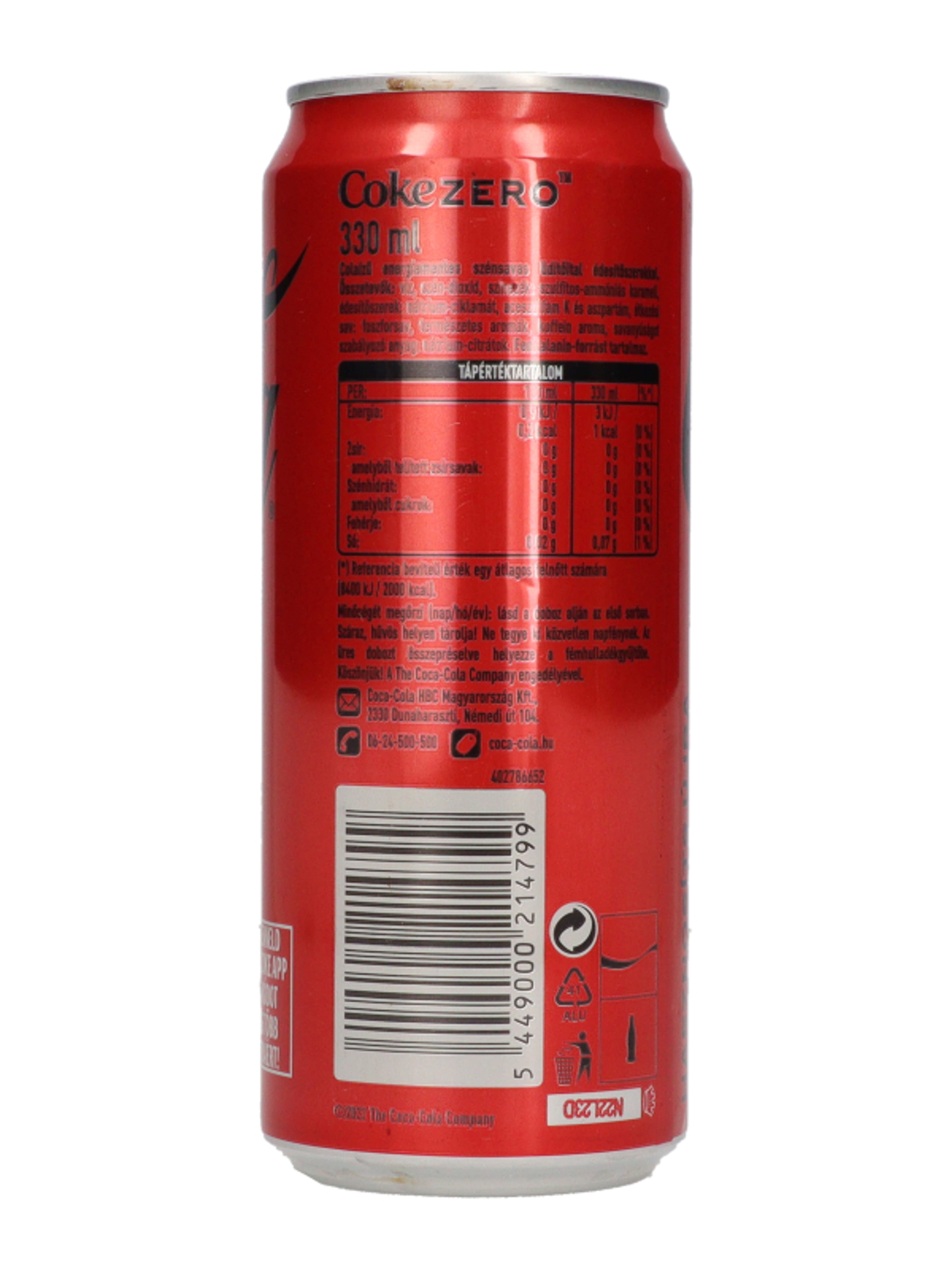 Coca Cola Zero - 330 ml-4