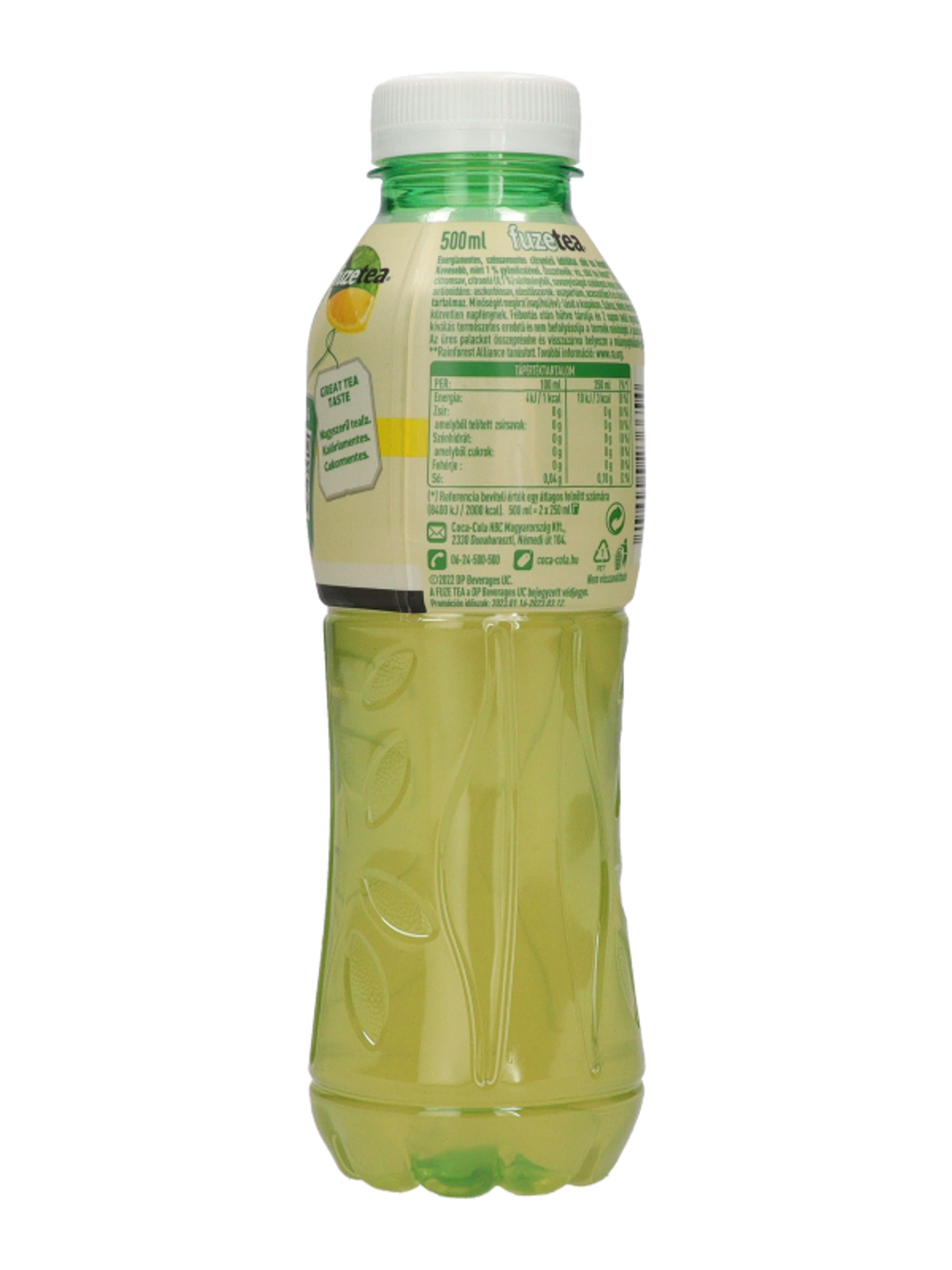 Fuzetea zöldtea citrom zero - 500 ml-4