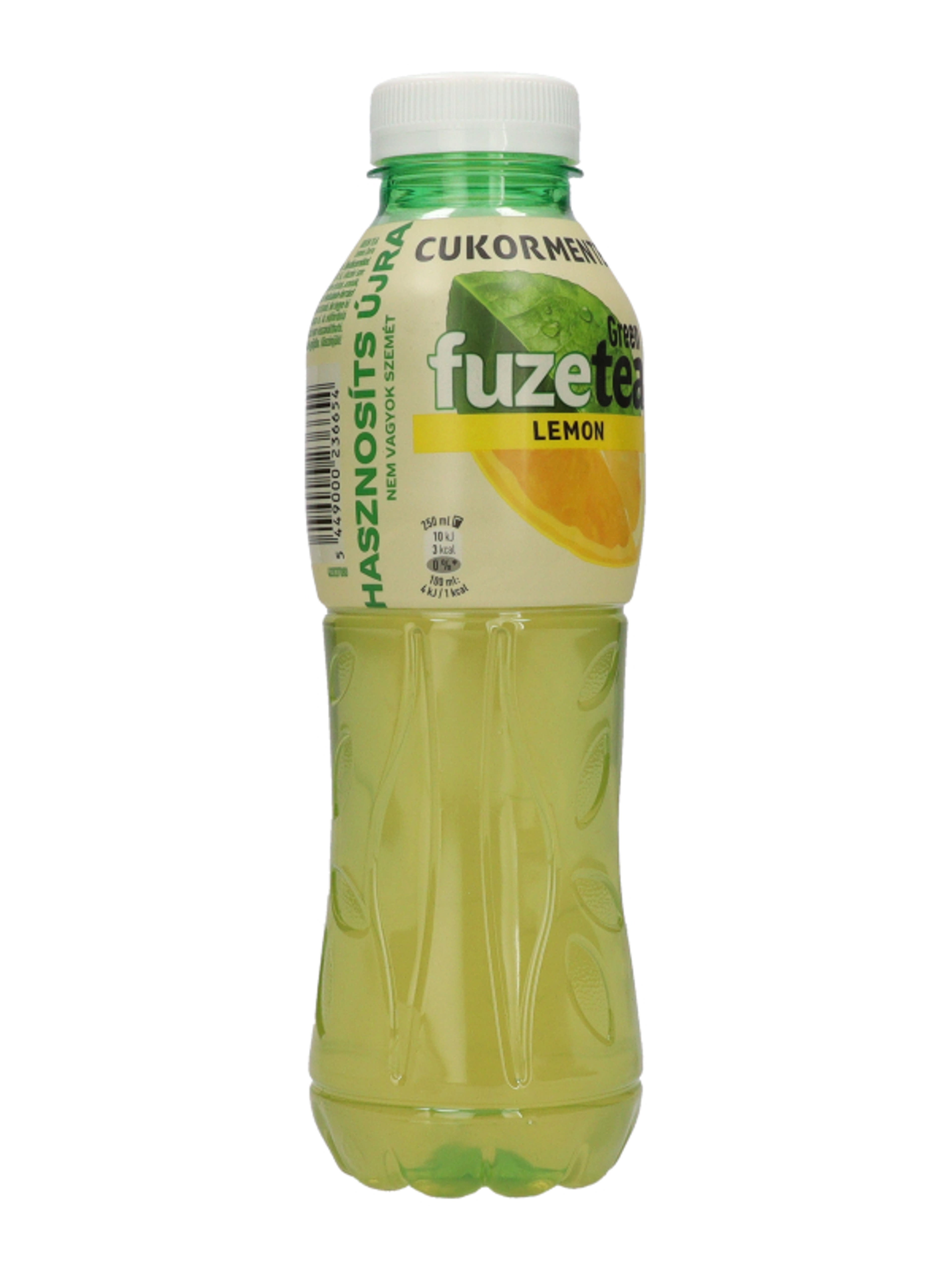 Fuzetea zöldtea citrom zero - 500 ml-5