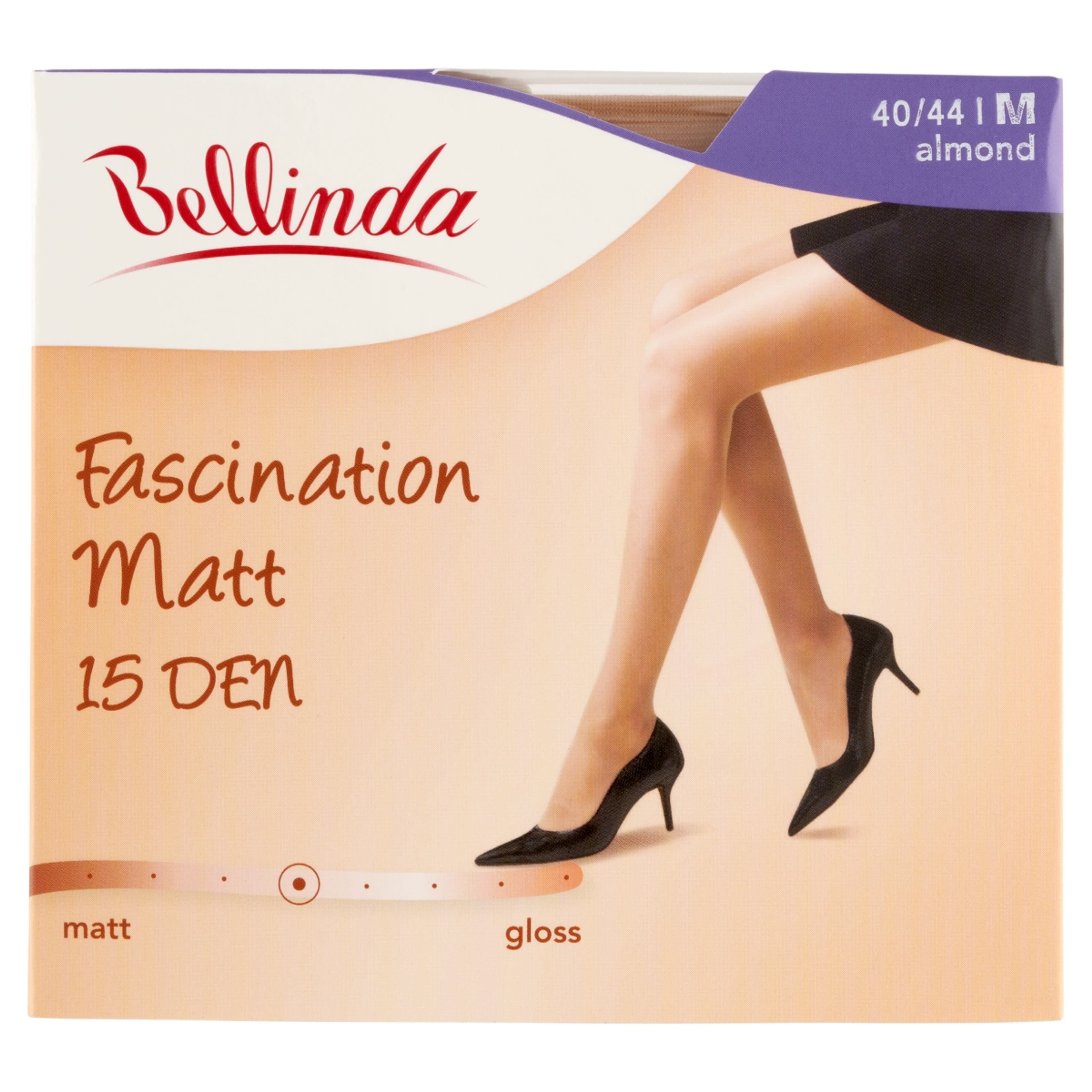 Bellinda Fascination Matt 15 Den Almond M Harisnya - 1 db-1