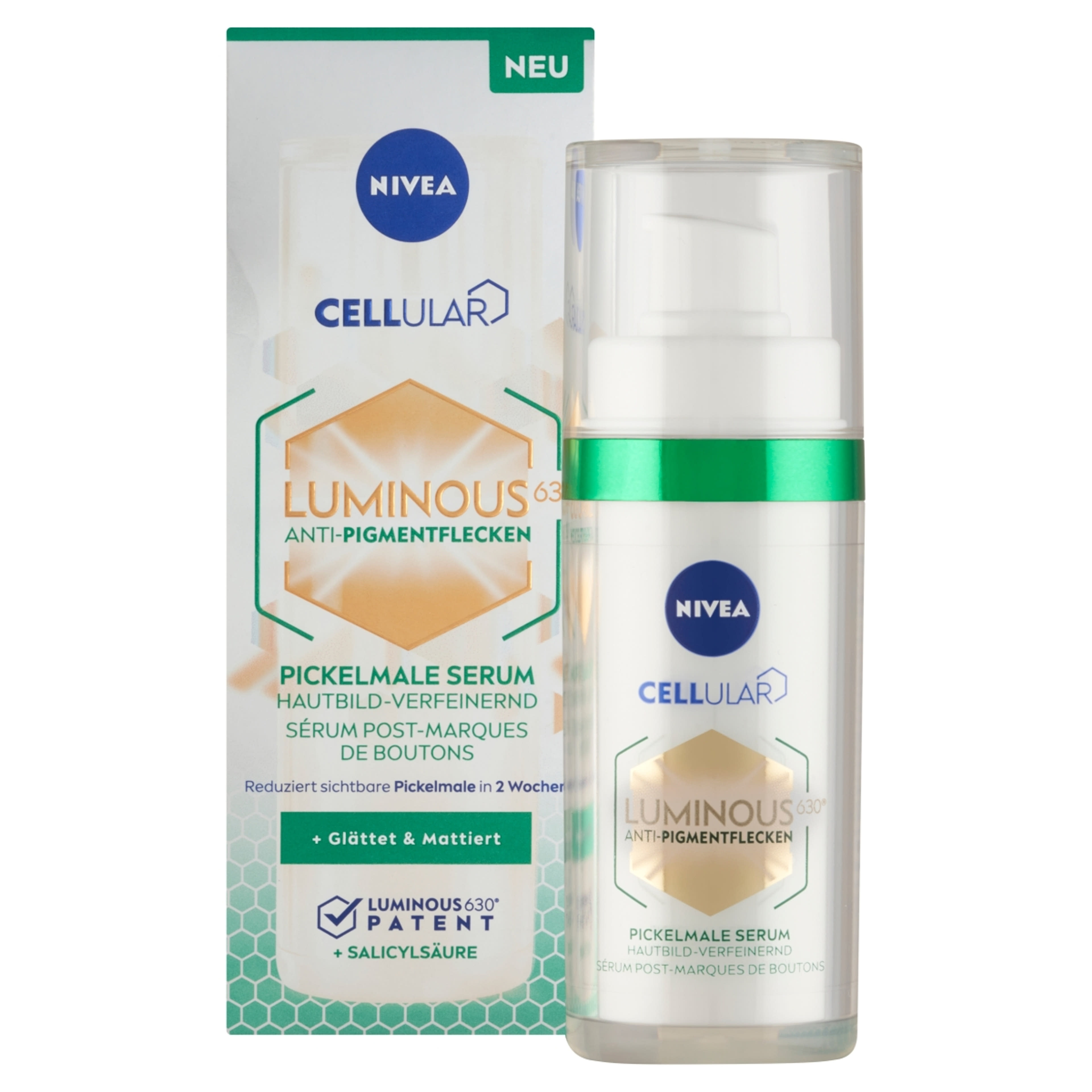 Nivea Cellular Luminous 630 szérum akné utánis sötét foltokra - 30 ml-3