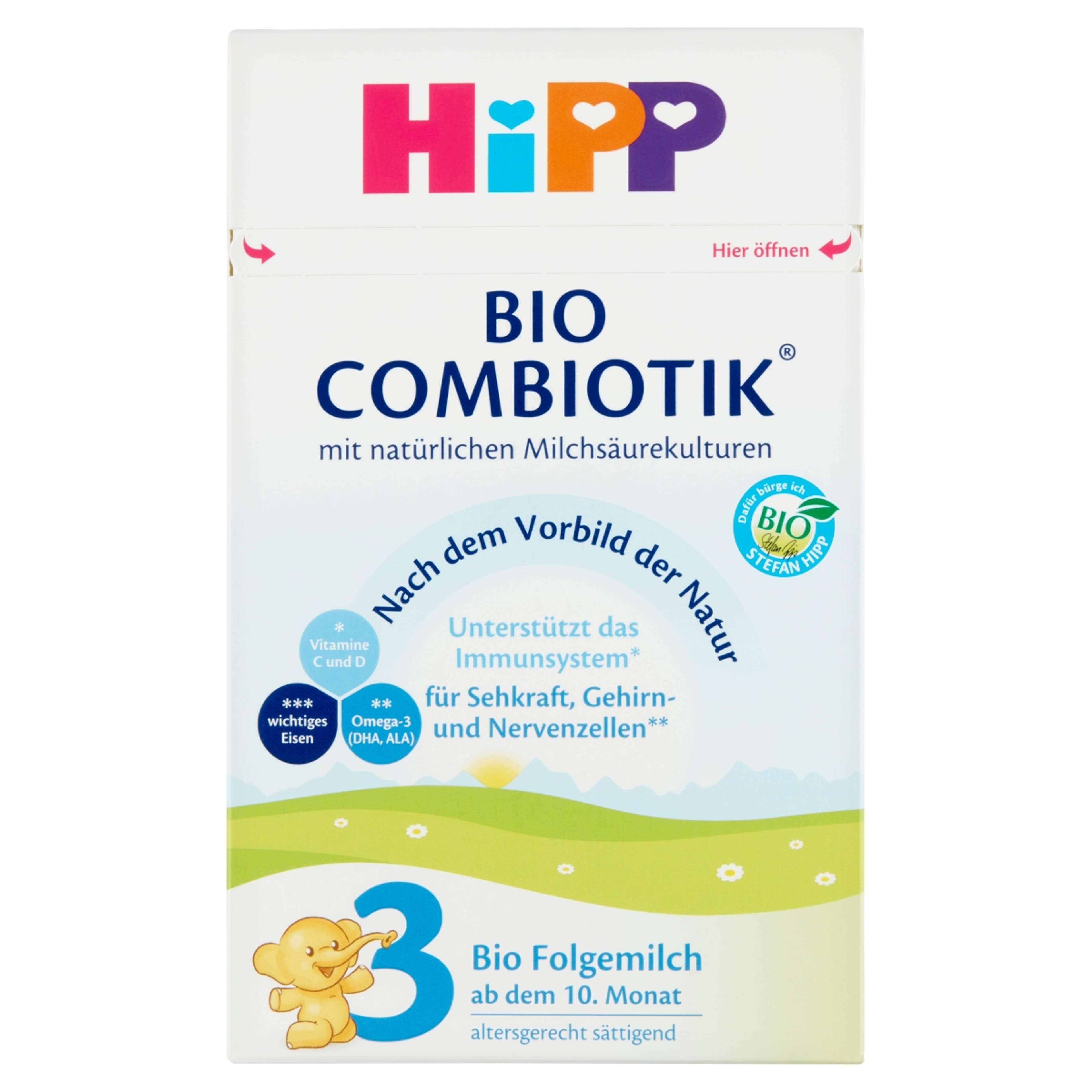 Hipp Bio Combiotik Tápszer 10 Hónapos Kortól - 600 g