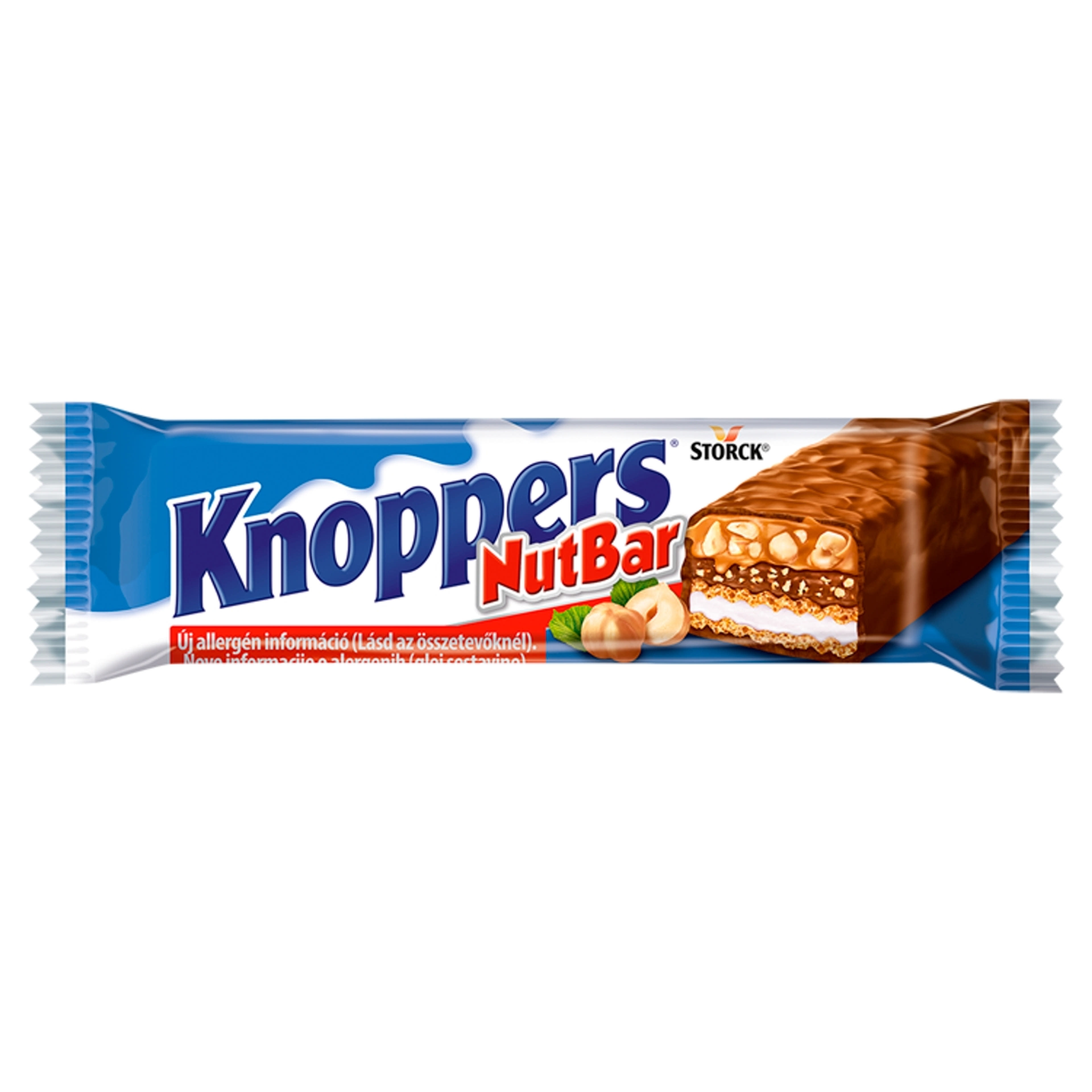Knoppers Nutbar csokoládészelet - 40 g