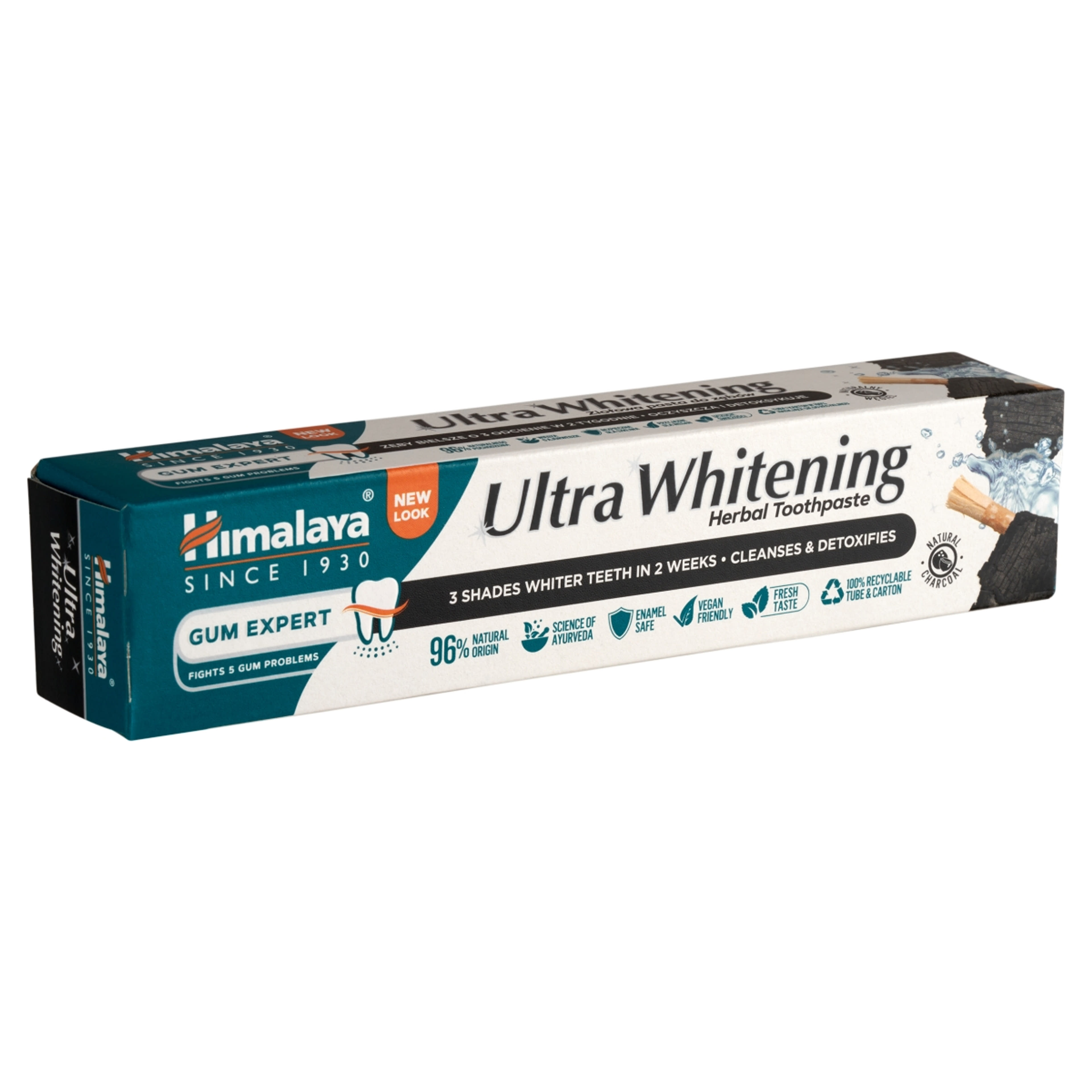 Himalaya Ultra Whitening fogkrém faszénnel - 75 ml-3