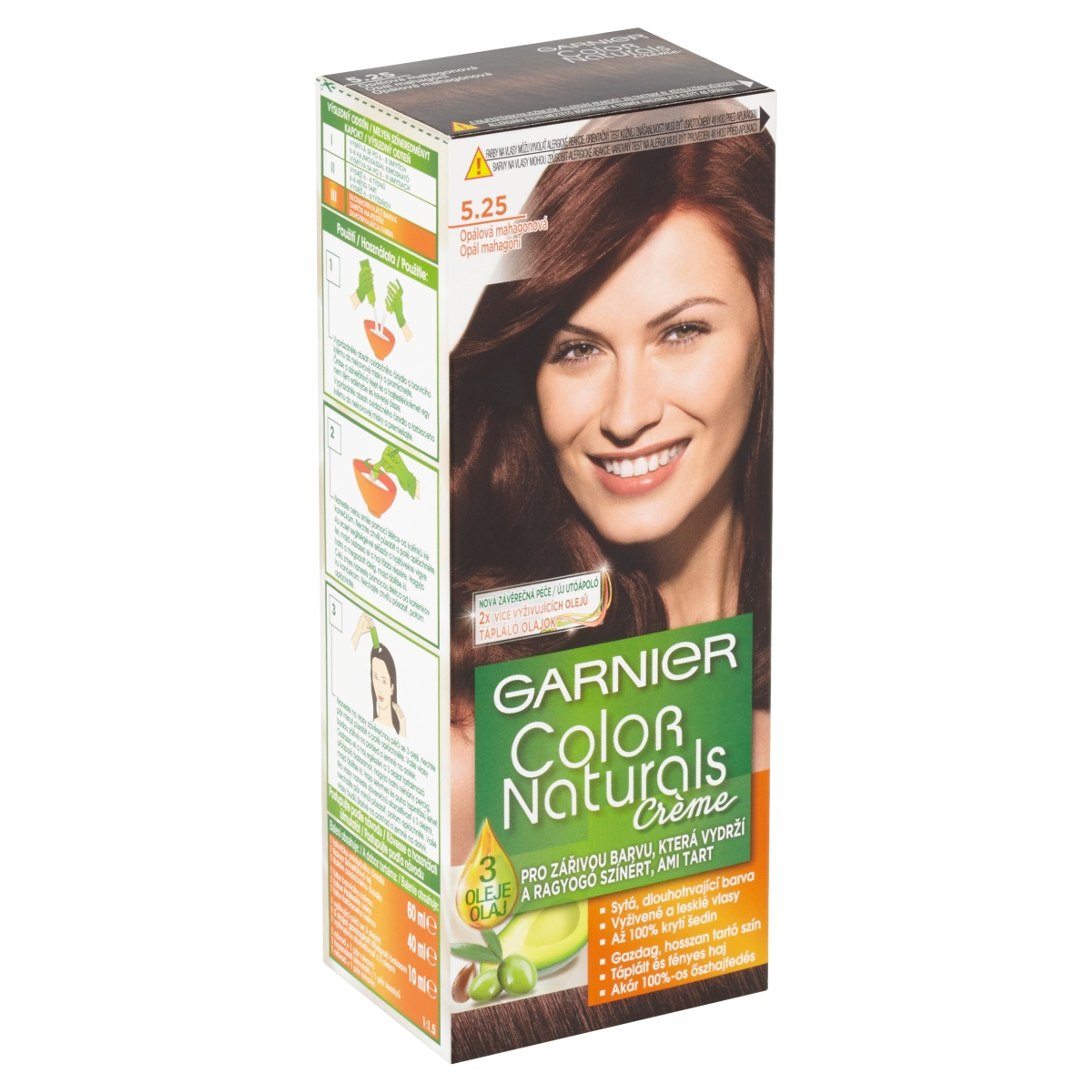 Garnier Color Naturals Tartós hajfesték 5.25 Opál Mahagóni - 1 db-3