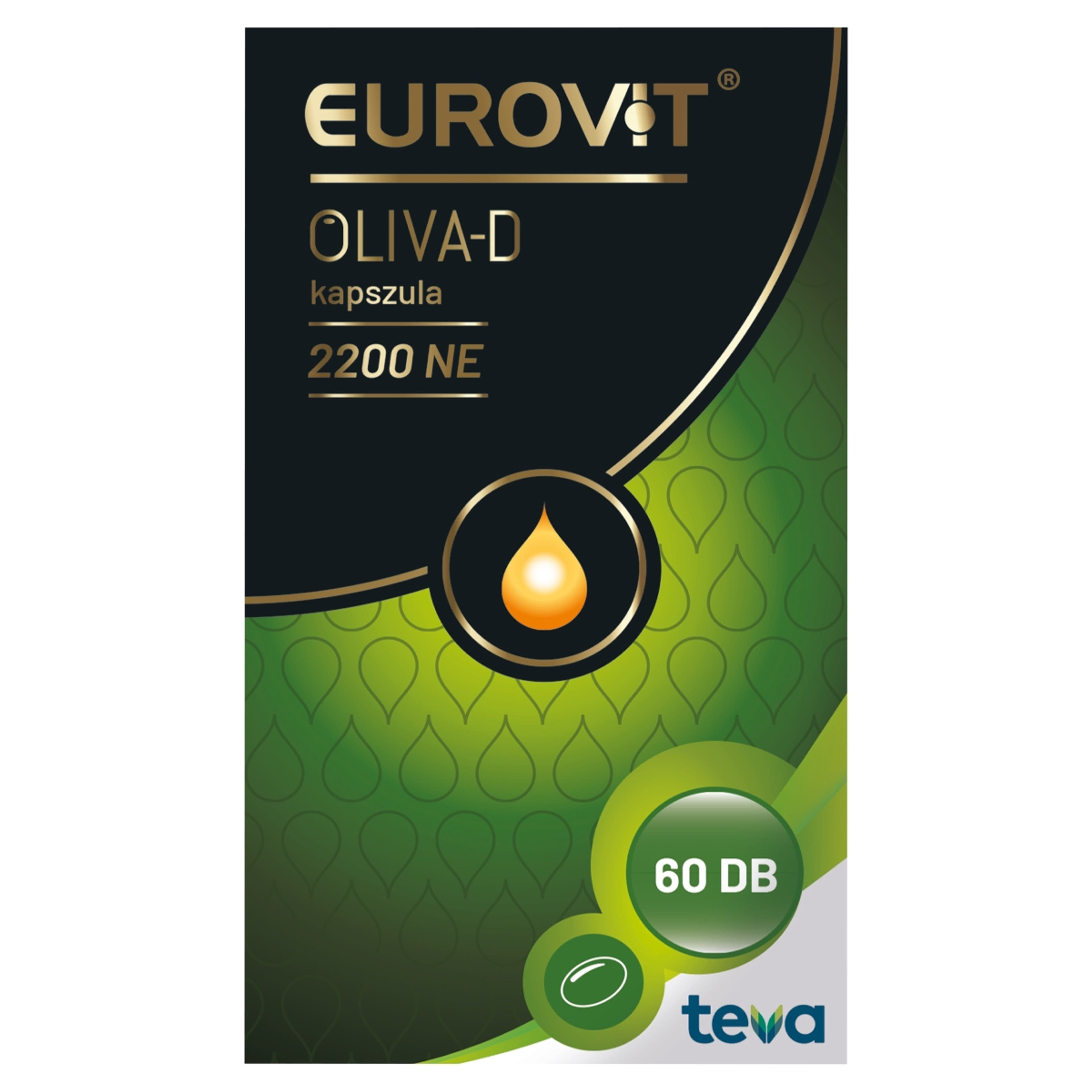 Eurovit oliva-d 2200Ne kapszula - 60 db