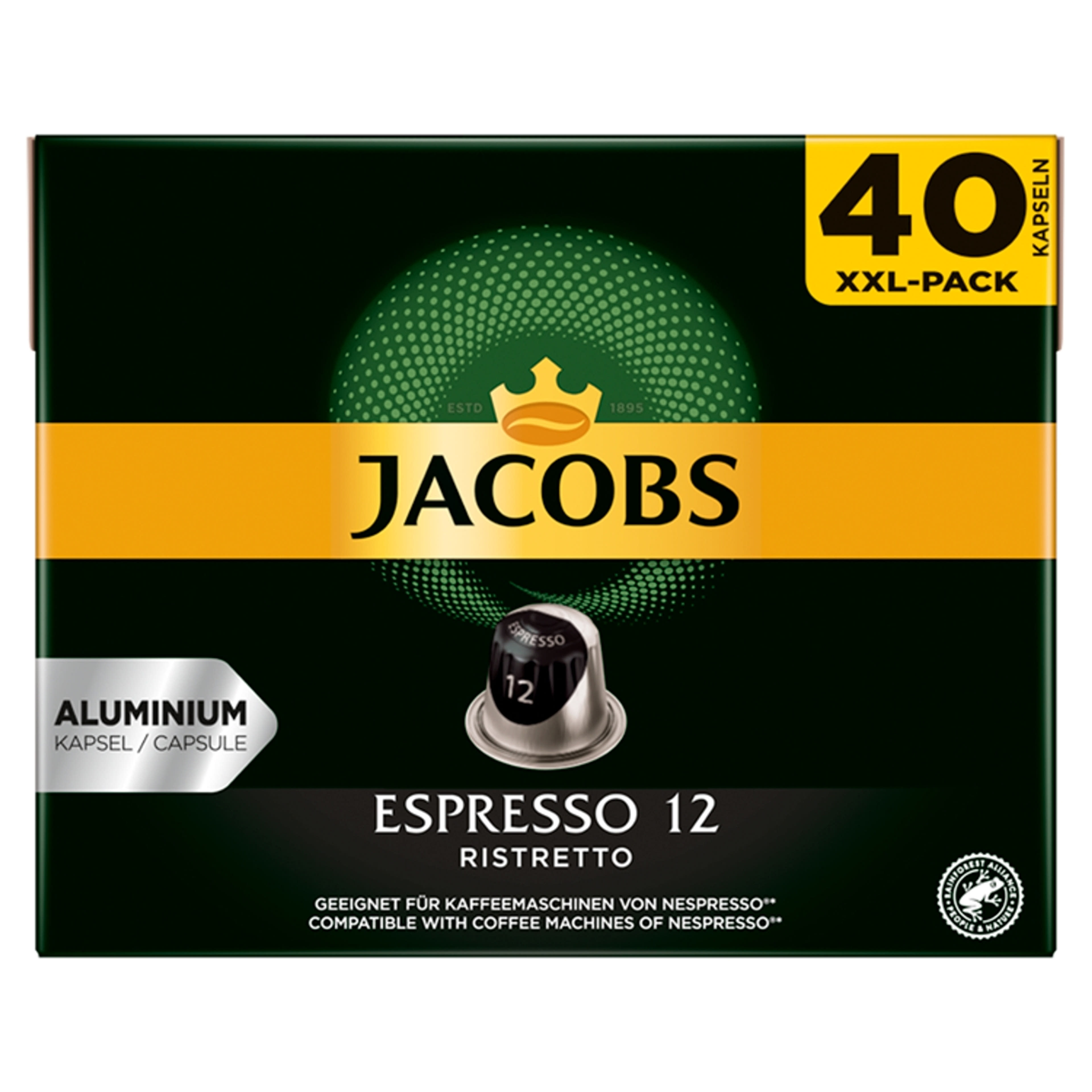 Jacobs Ristretto Nespresso kávékapszula - 40 db