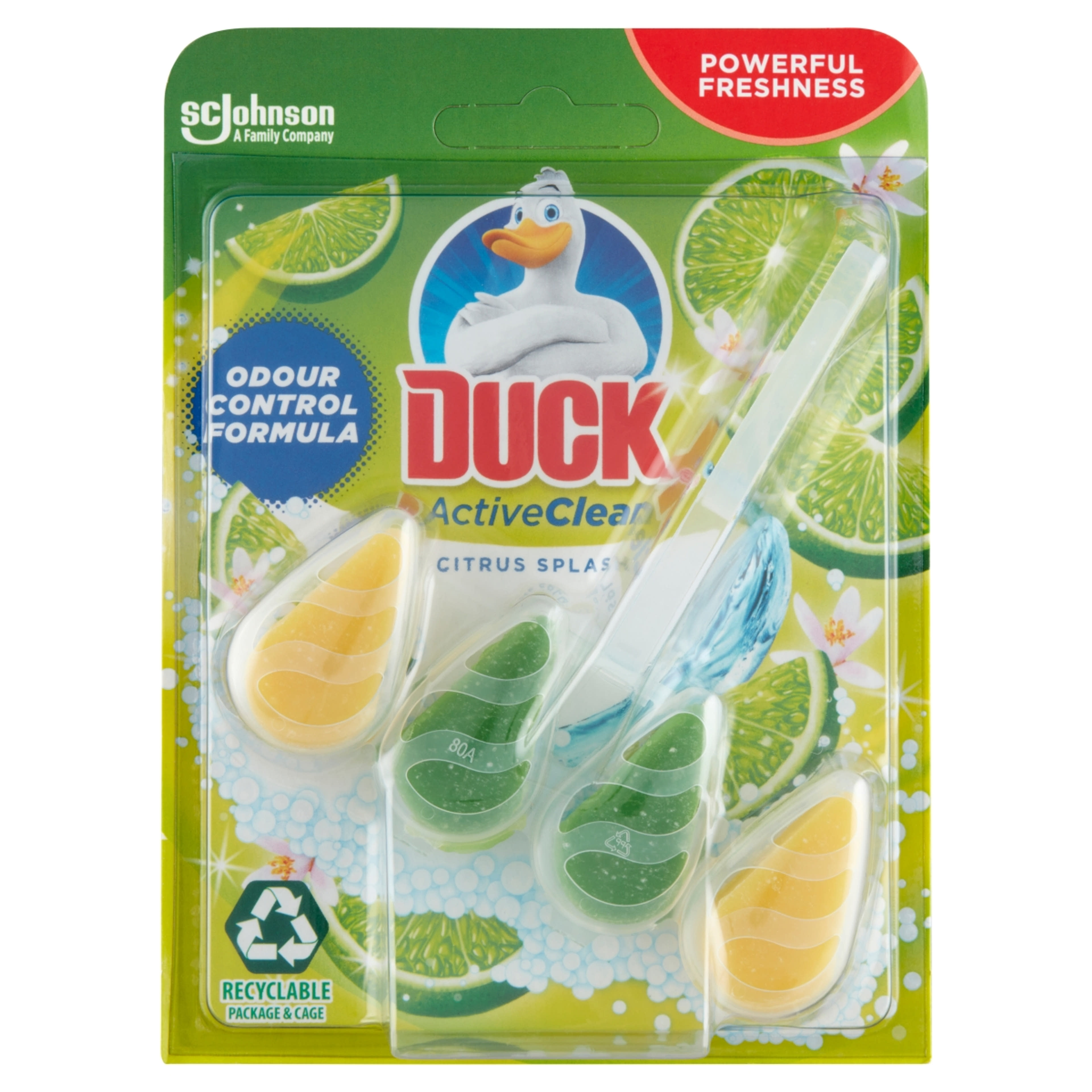 Duck active clean wc öblítő rúd citrus - 38,6 g-1