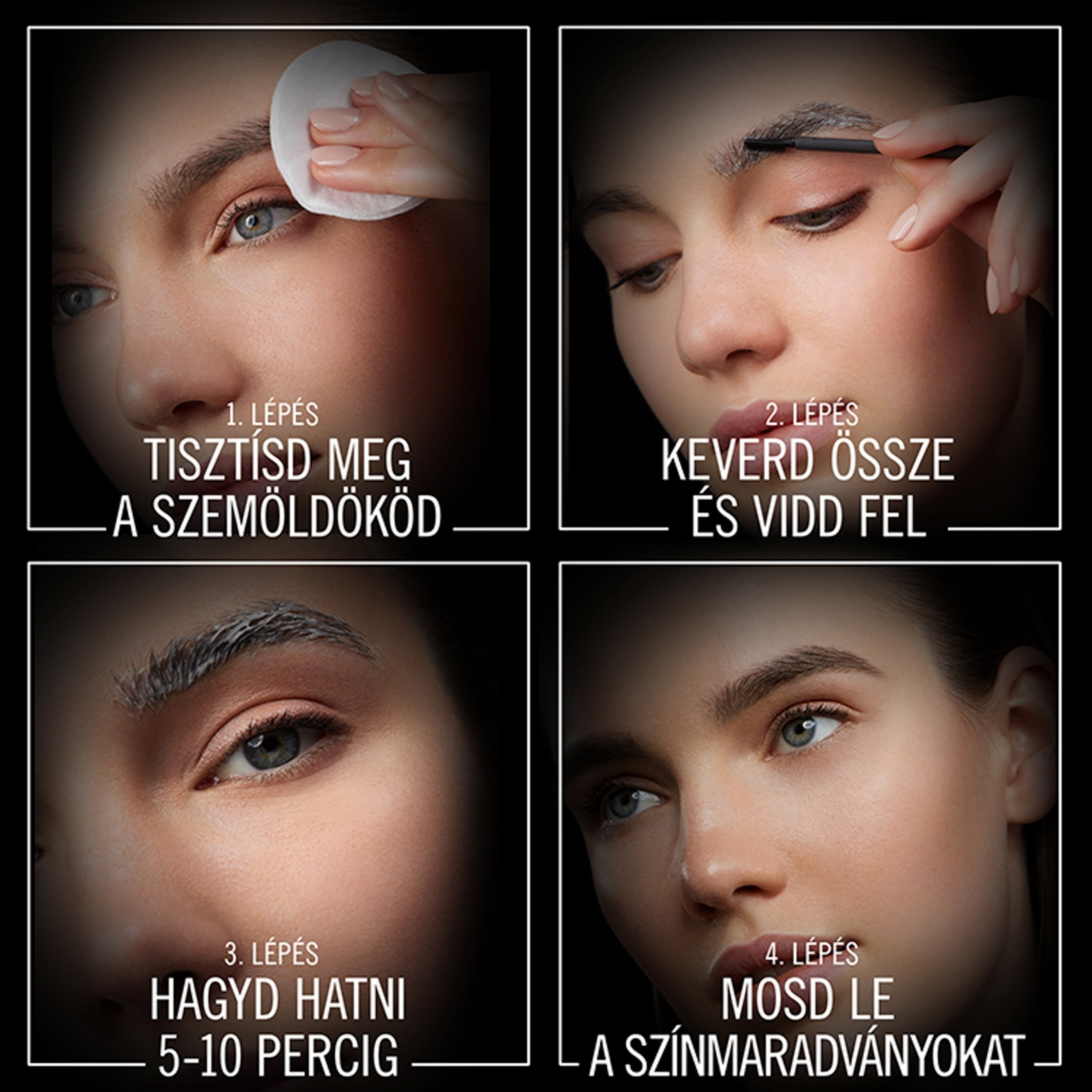 Syoss brow tint fekete szemöldökfesték - 1 db-2