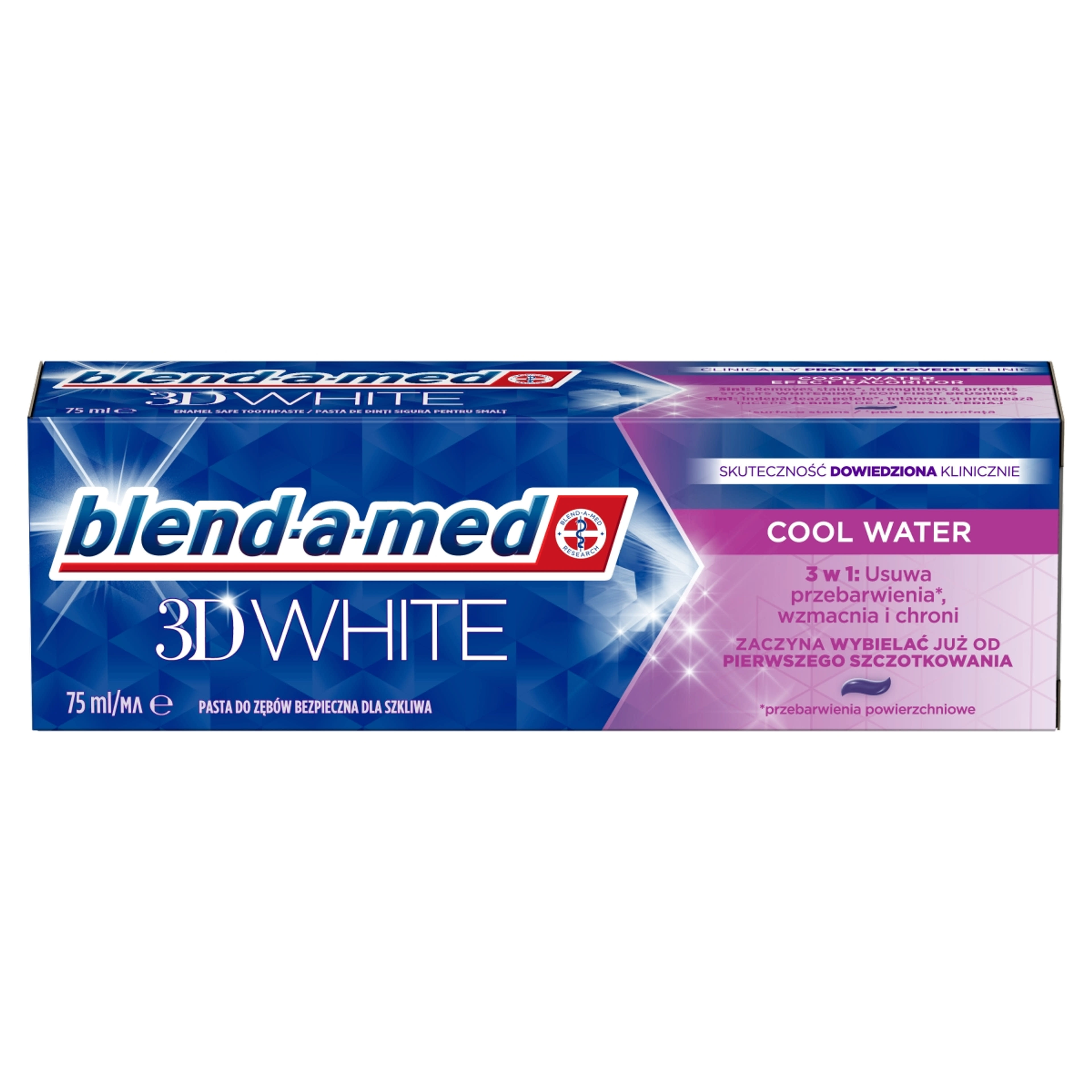 Blend-a-med 3D White Cool Water fogkrém - 75 ml-2