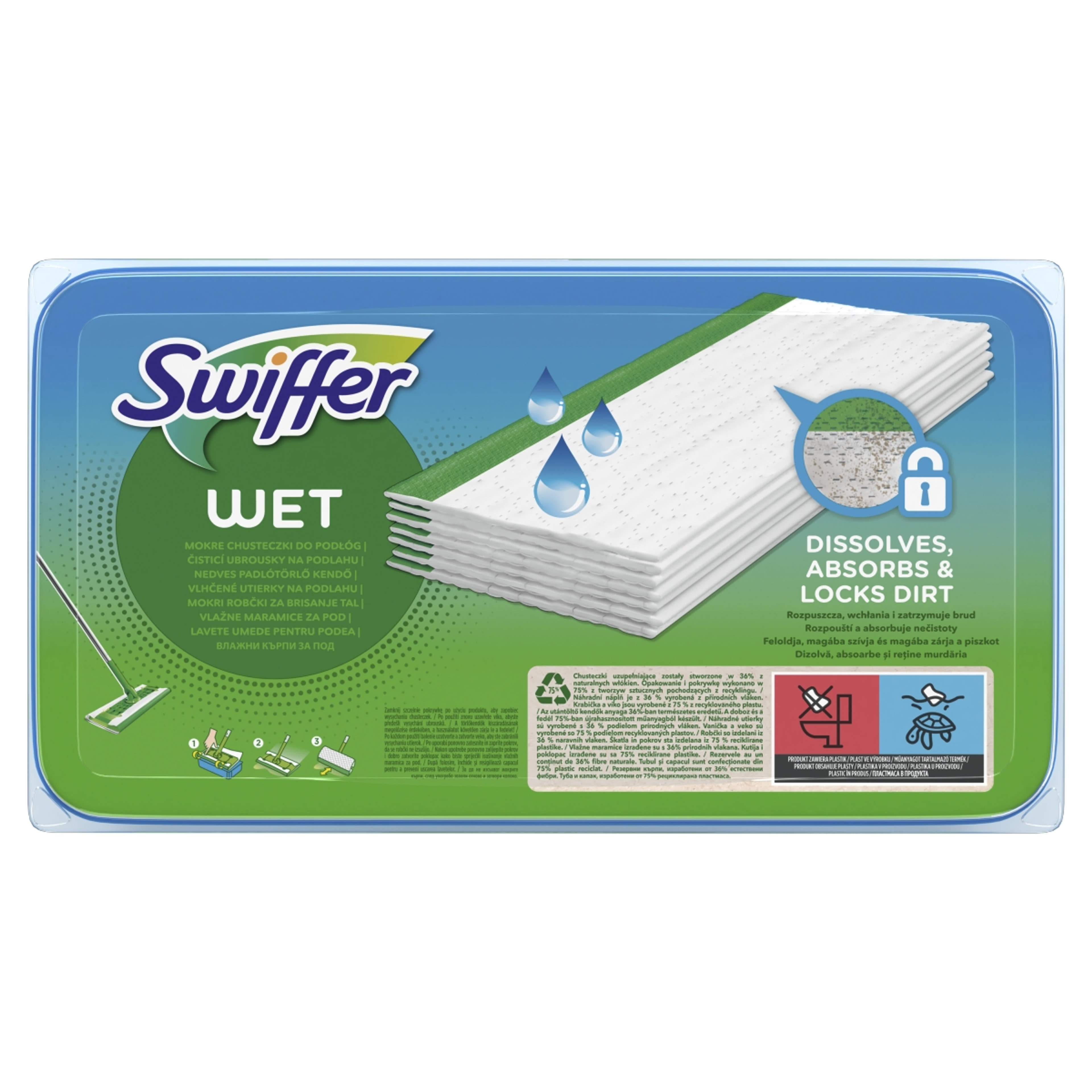 Swiffer Sweeper nedves utántöltő - 20 db-1