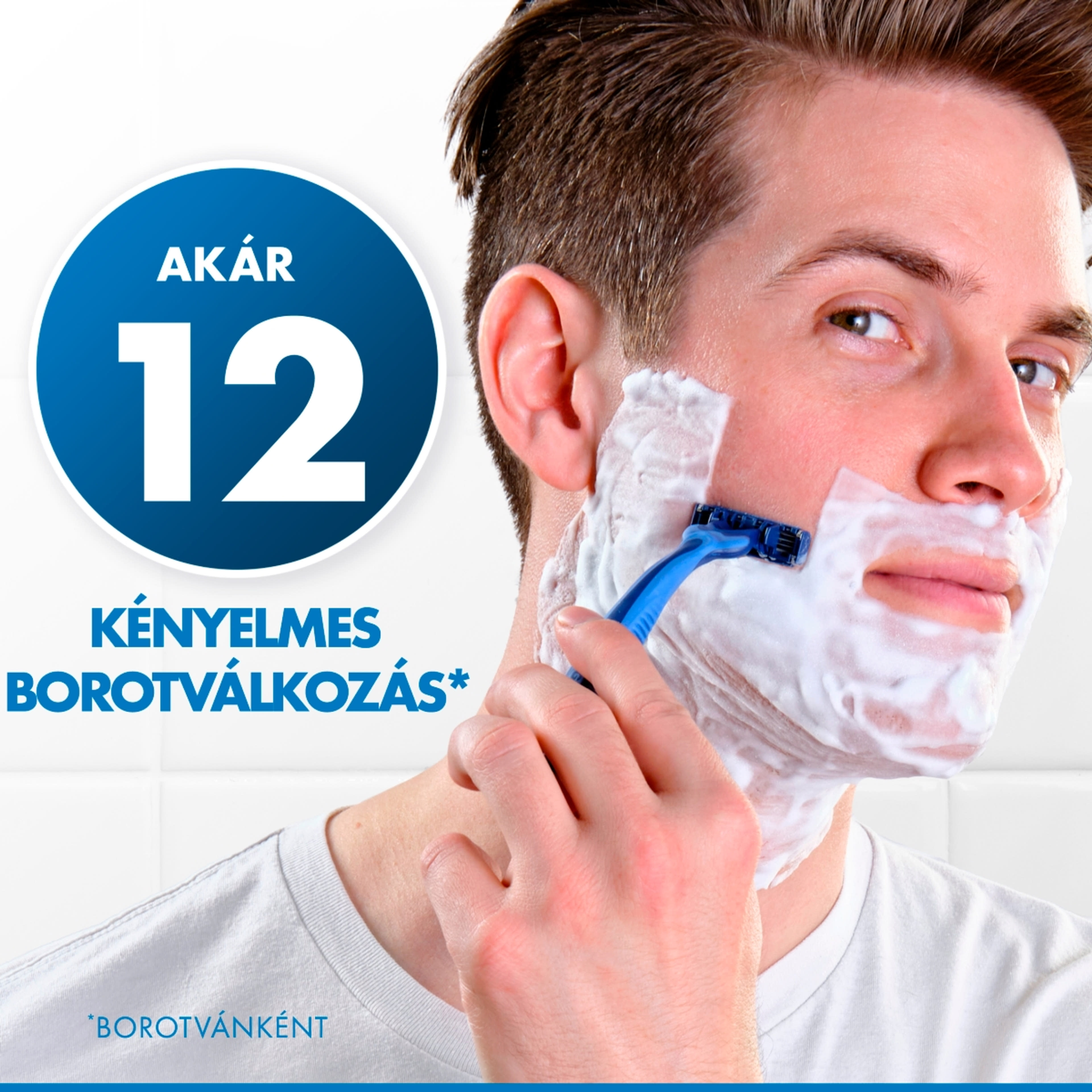 Gillette Blue3 Comfort eldobható borotva 3 pengés - 12 db-3