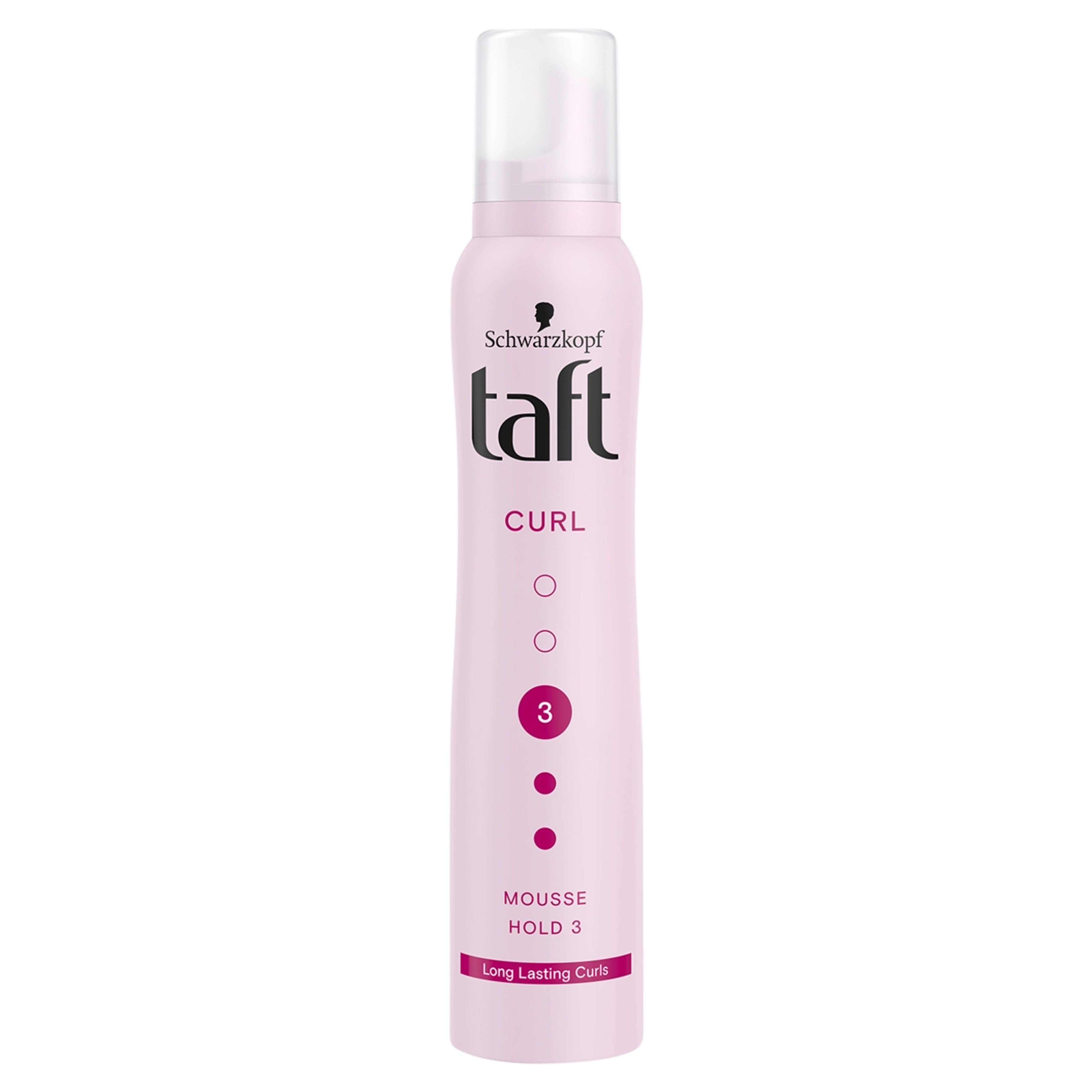Taft Curl hajrögzítő hab hullámos hajra - 200 ml