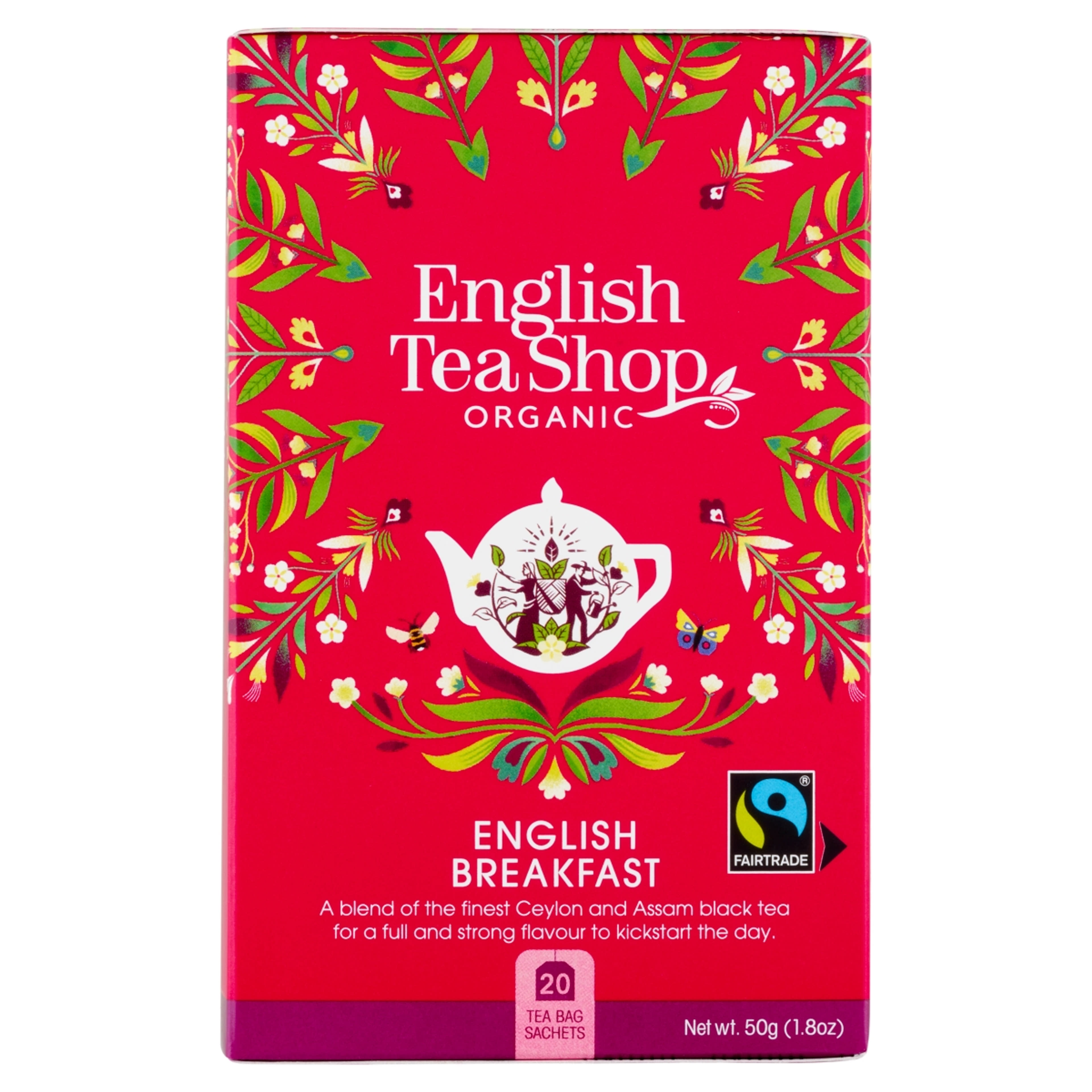 English Tea Shop Bio Breakfast tea 20 db teafilter - 50 g