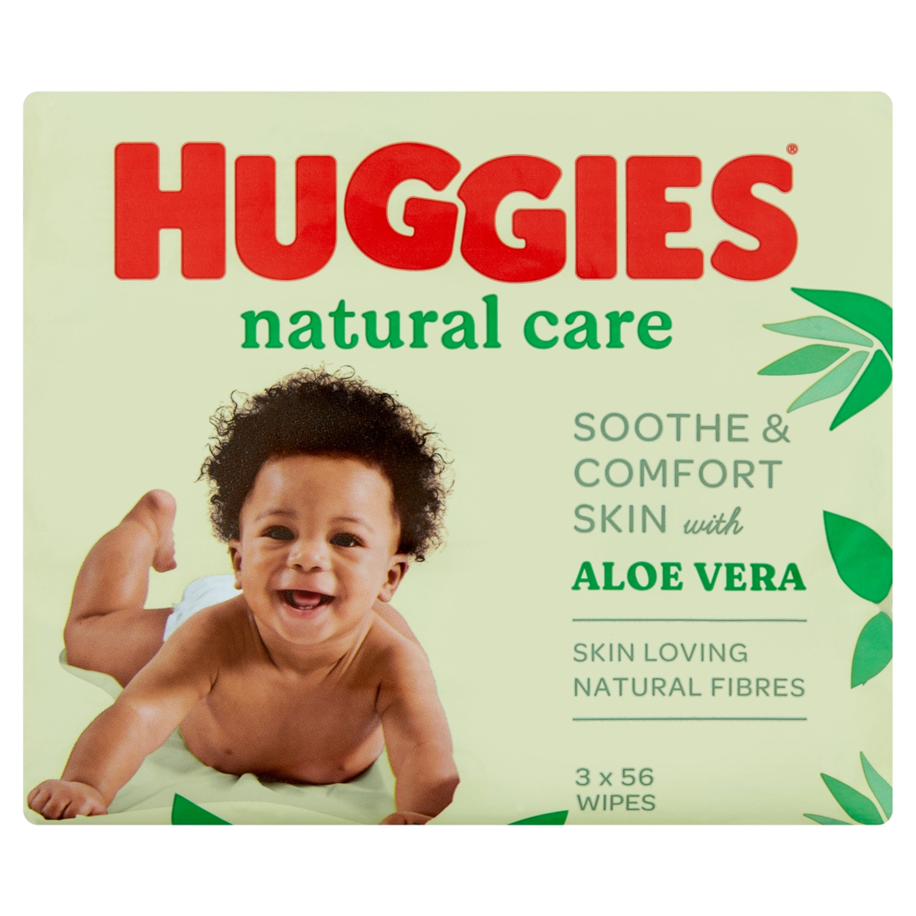 Huggies Natural Care Trio törlőkendő - 168 db