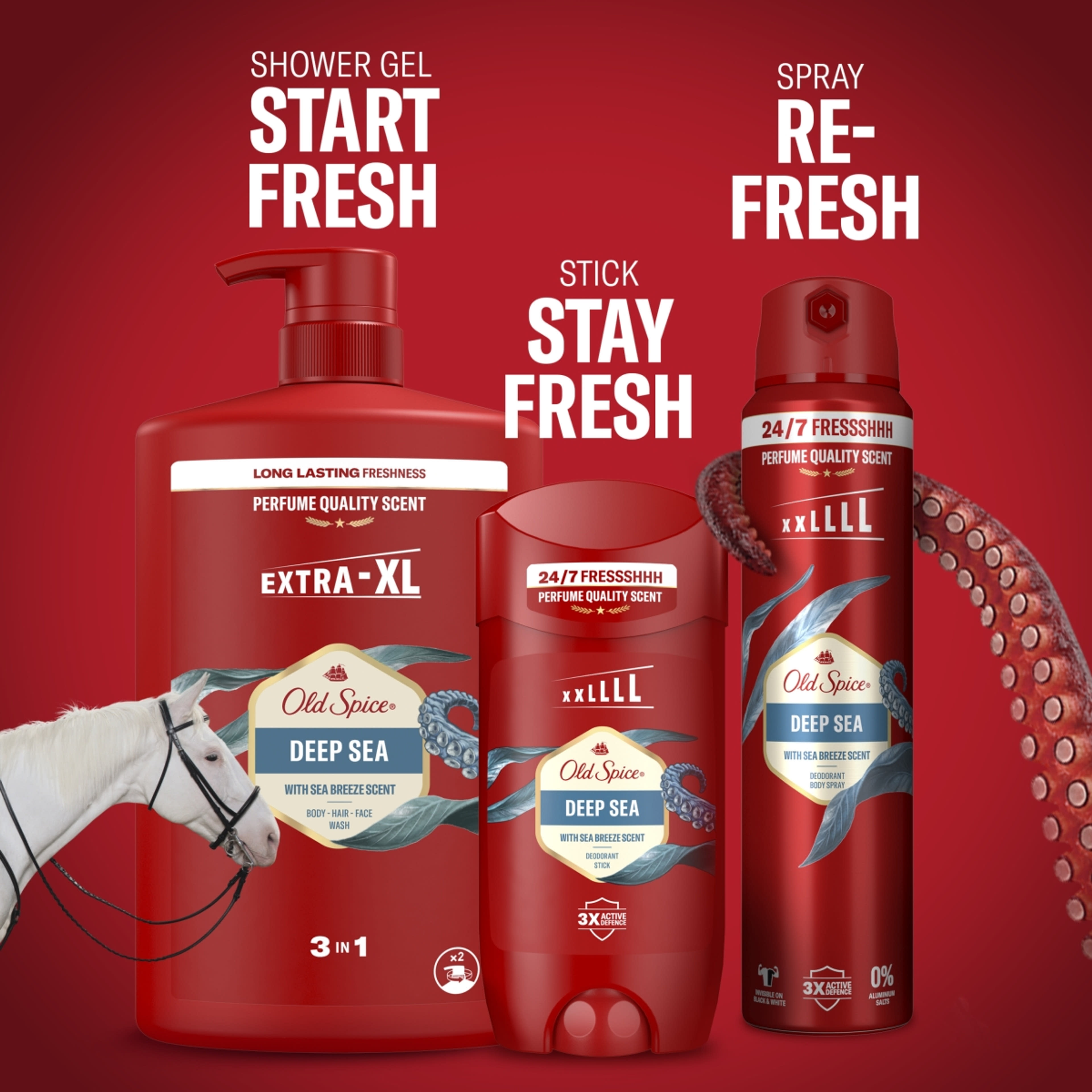 Old Spice Deep Sea férfi tusfürdő - 1000 ml-9