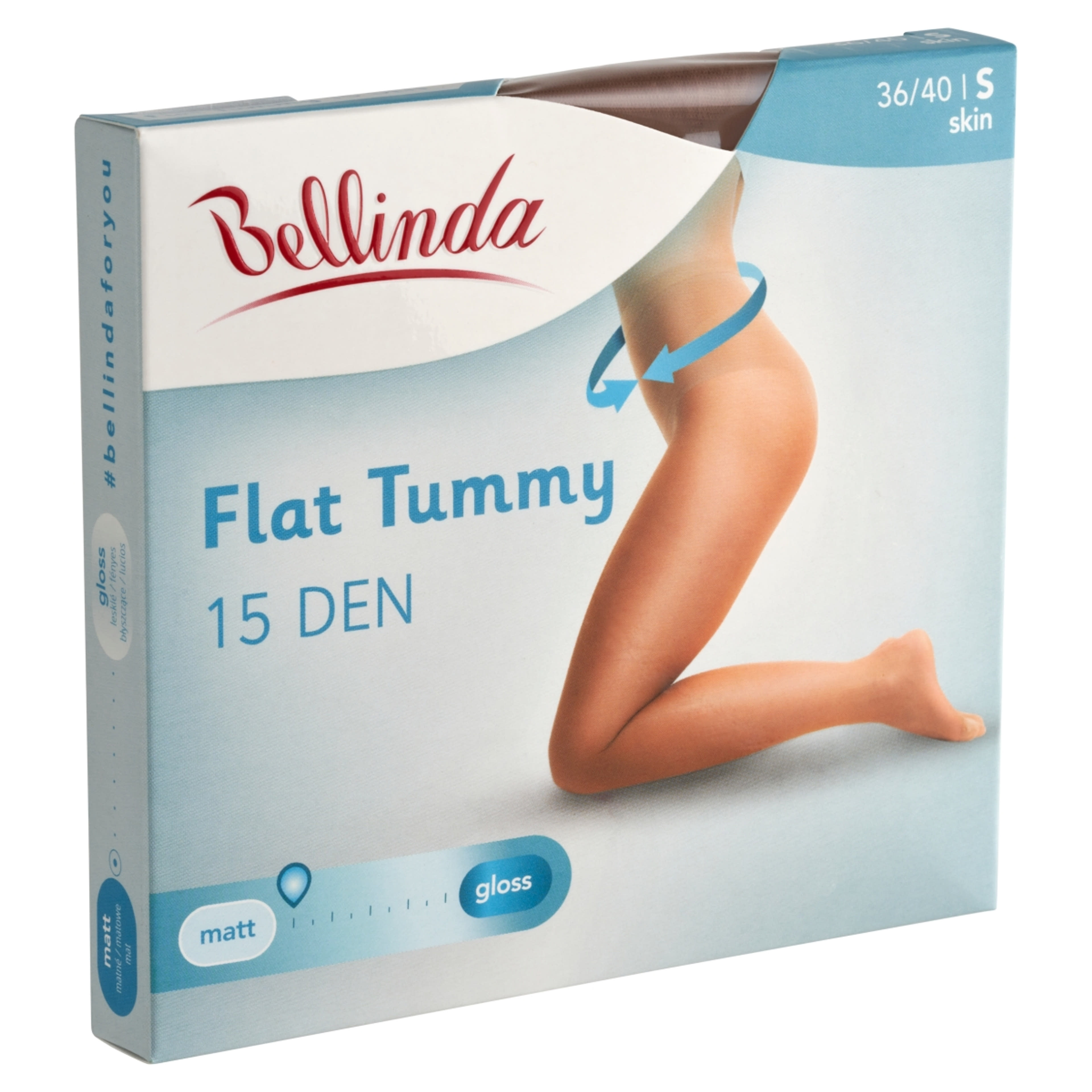Bellinda Flat Tummy harisnya 15Den /testszínű S - 1 db-2