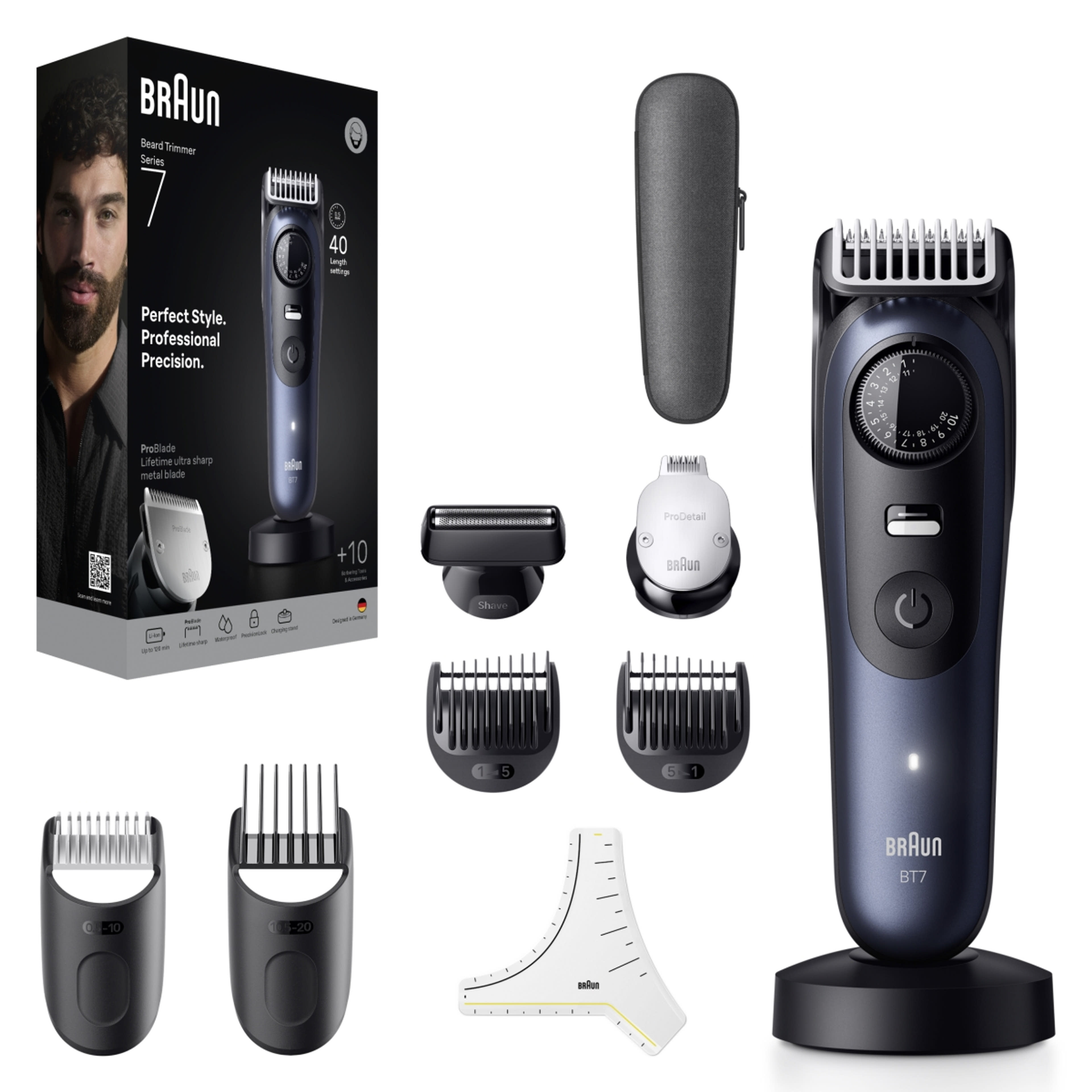 Braun Series 7 szakállvágó BT7540 /kék - 1 db-2