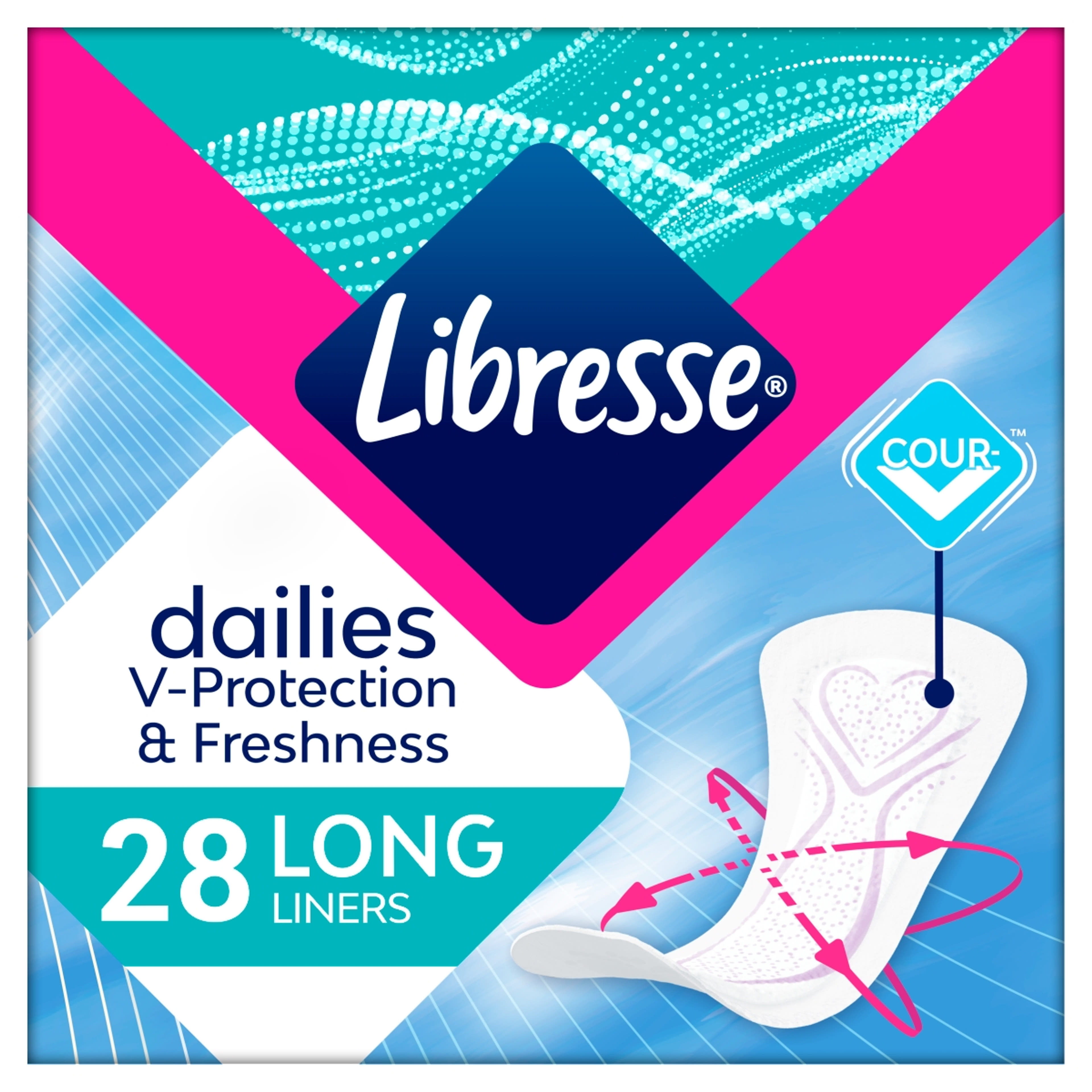 Libresse Long tisztasági betét - 28 db-5