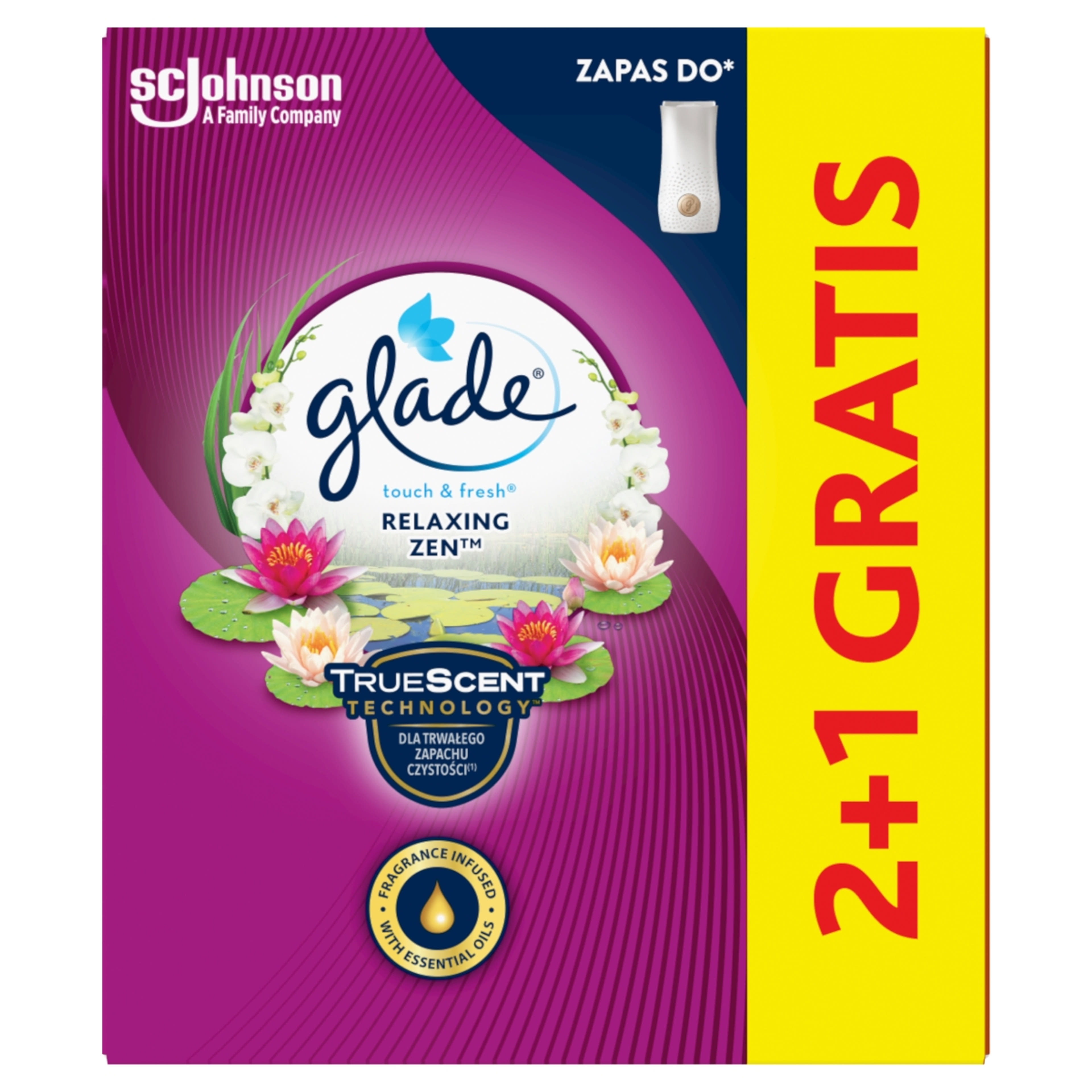 Glade By Brise One Touch Japán Kert Mini-Spray Utántöltő - (3x10 ml) - 30 ml