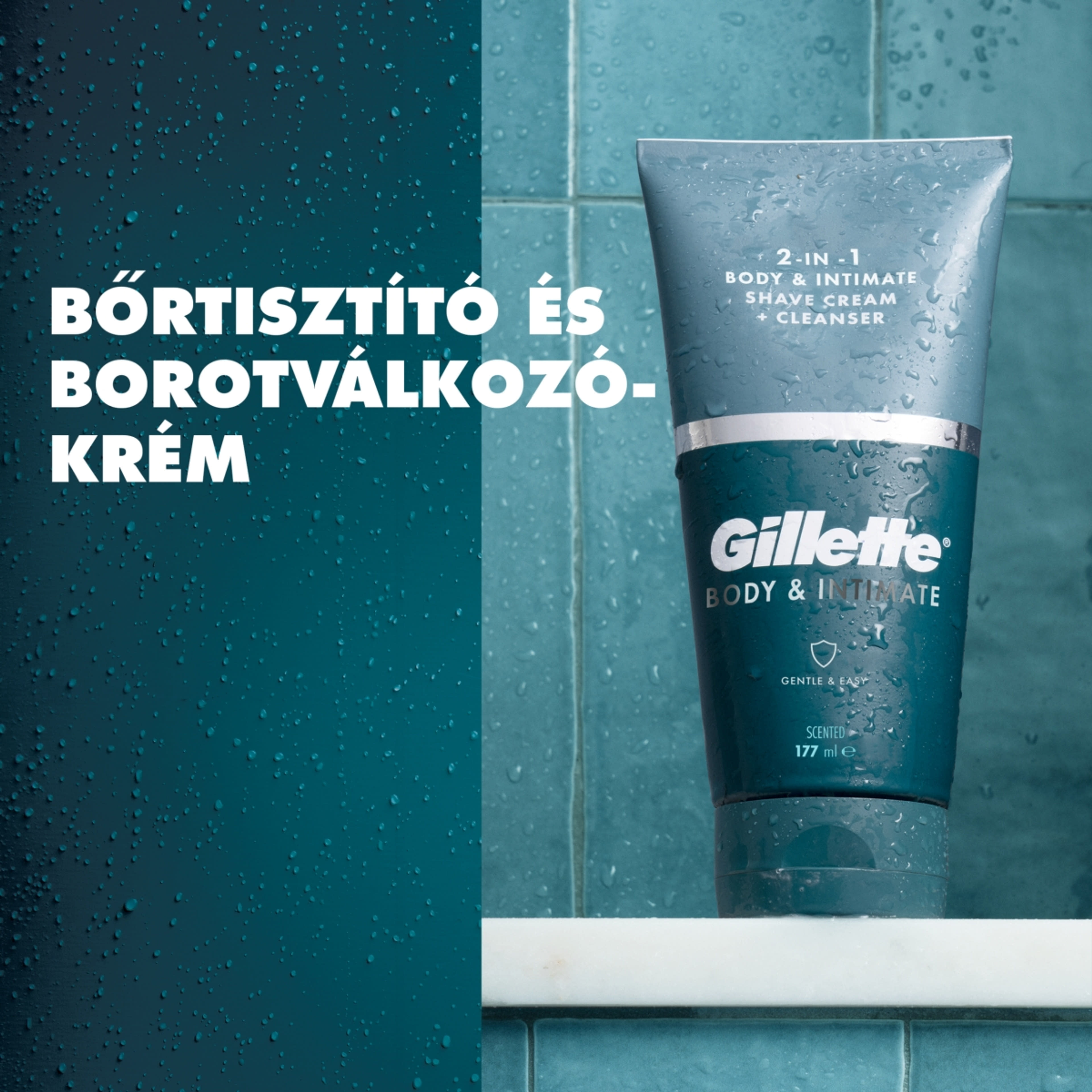 Gillette Body & Intimate borotvakrém és bőrtisztító - 150 ml-2