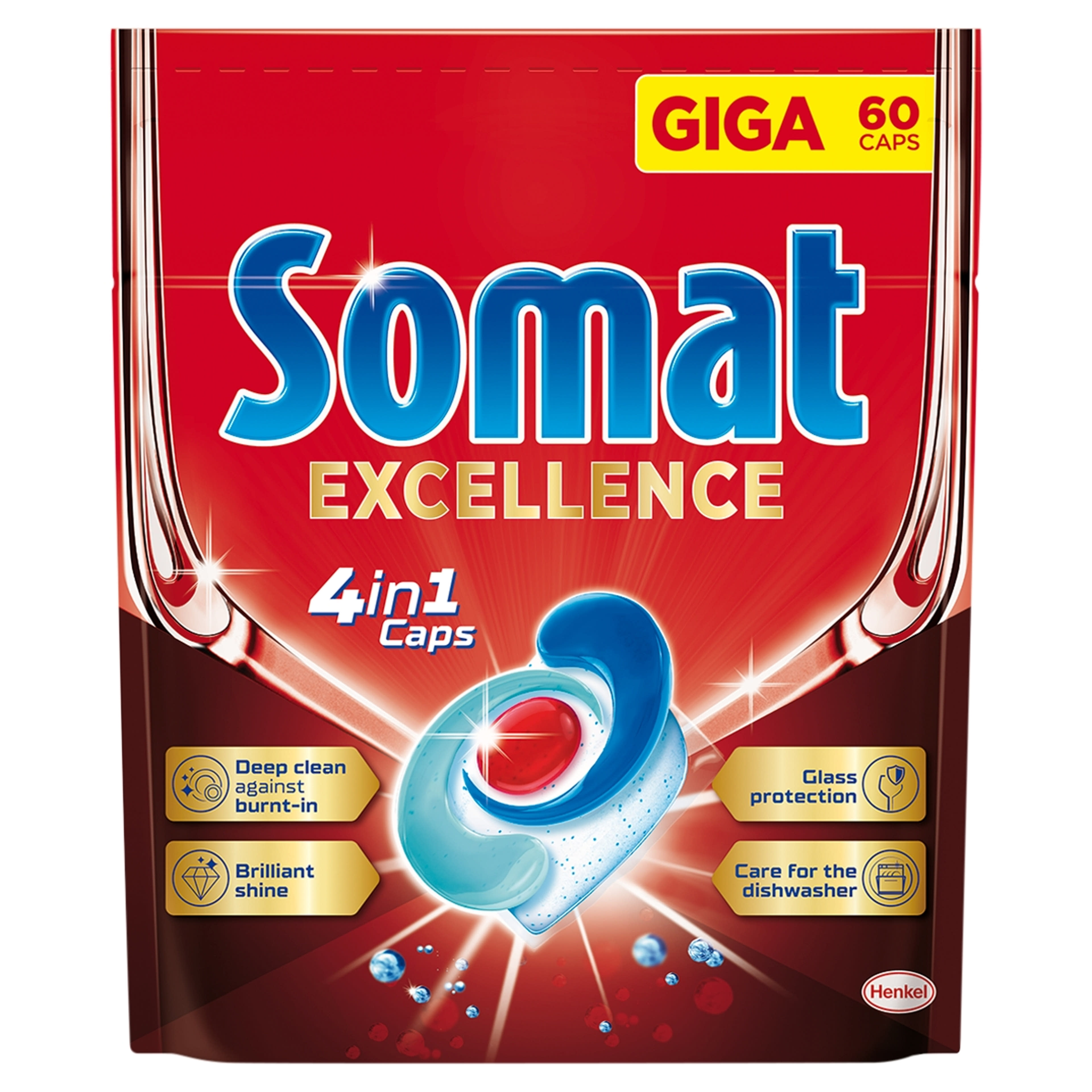 Somat Excellence 4in1 gépi mosogatószer kapszula - 60 db