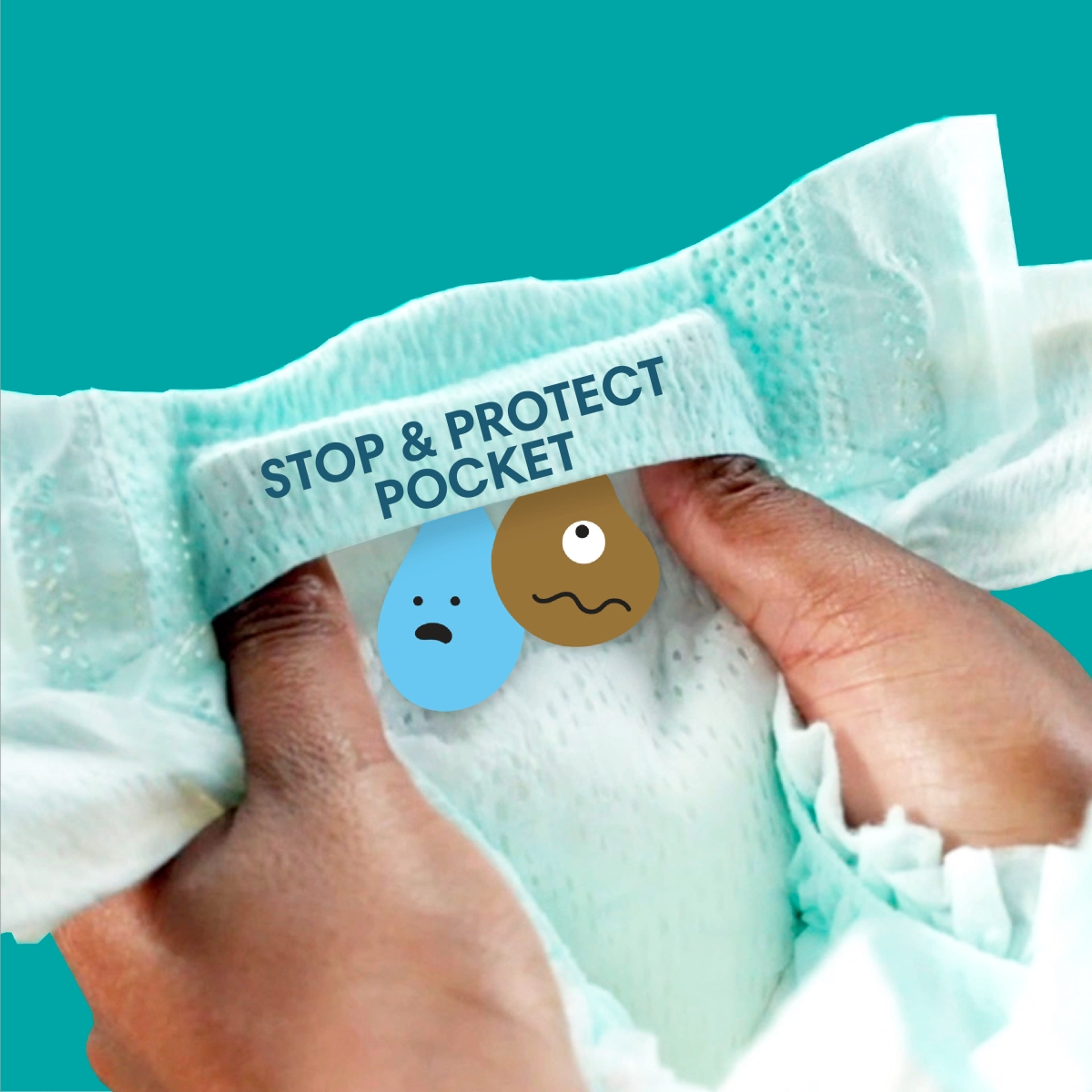 Pampers Pants mega pack+ 7-es 17+ kg - 74 db-9