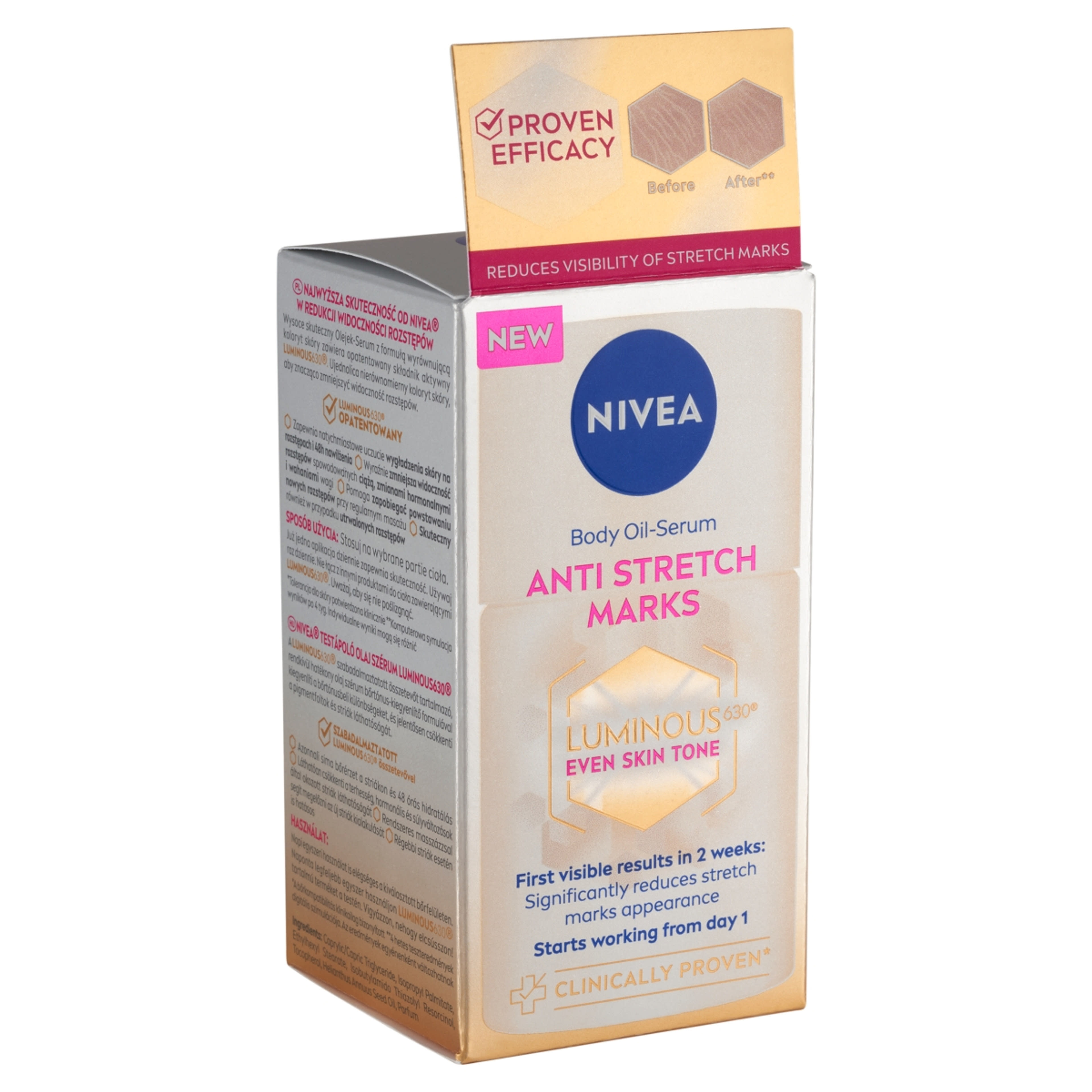 Nivea Luminous 630 Even Skin tone olaj szérum testre - 100 ml-3