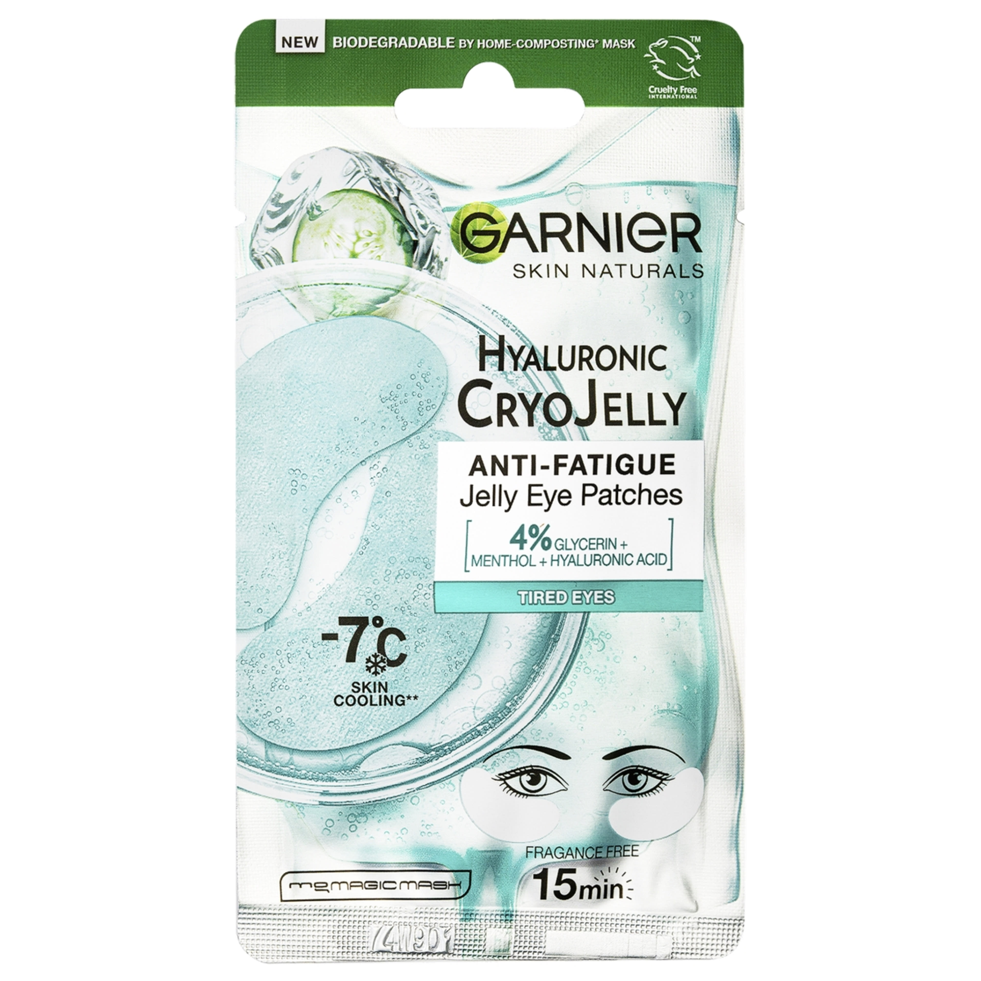 Garnier Skin Naturals Cryo Jelly szemkörnyékmaszk - 5 g