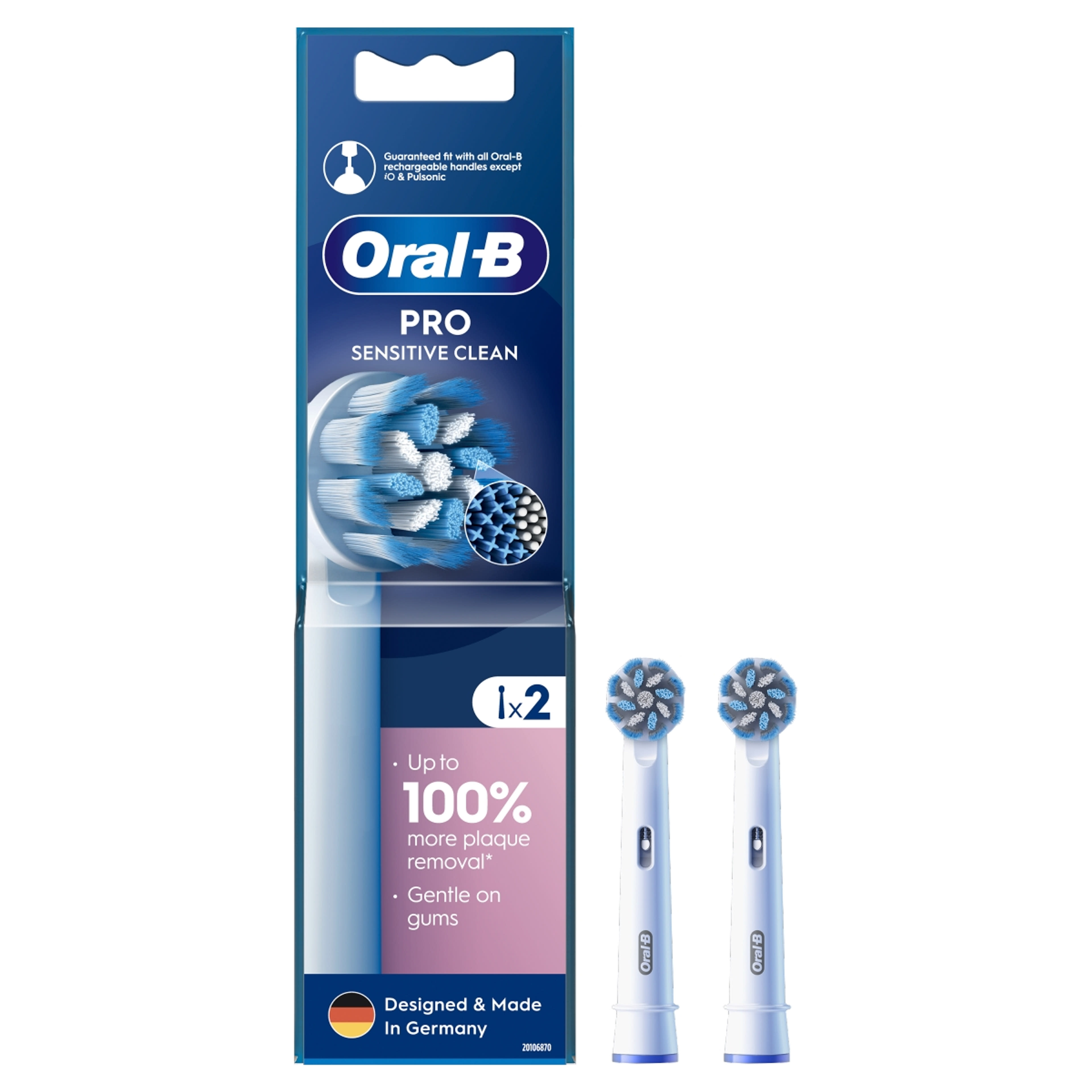 Oral-B Pro Sensitive Clean fogkefefej -  2 db-2