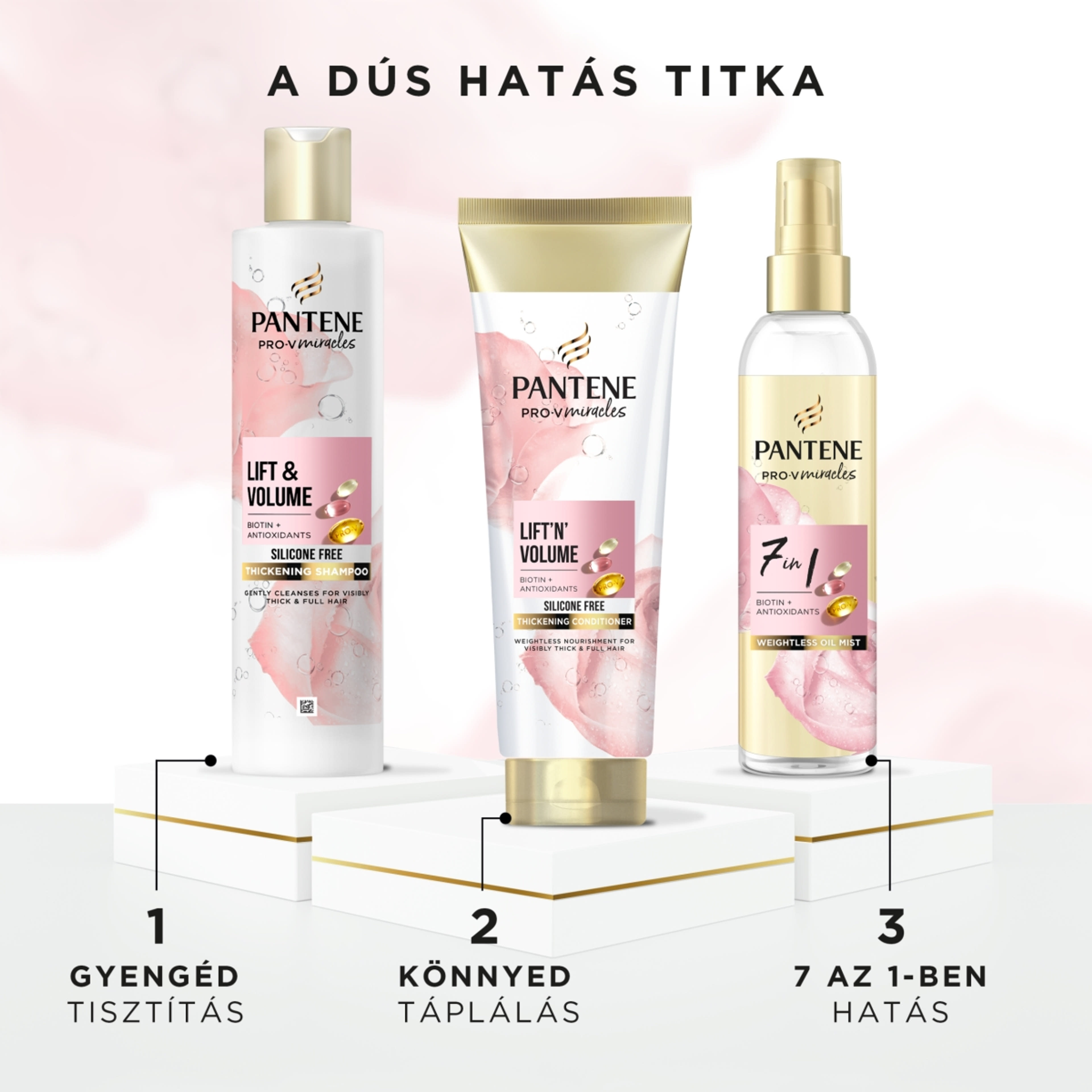 Pantene Rose Miracle sampon - 250 ml-5