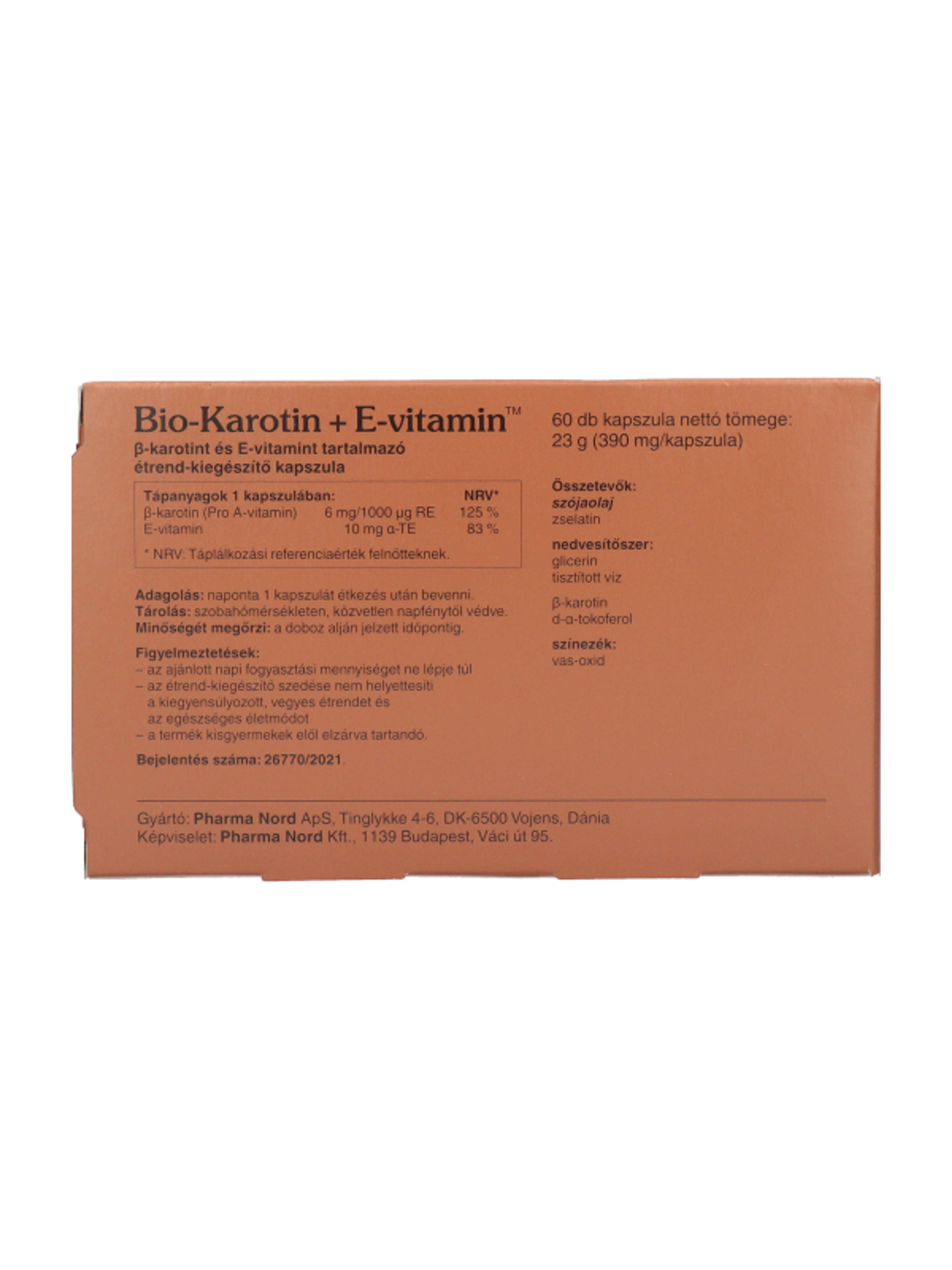 Pharma nord bio-karotin+E tabletta - 60 db-4
