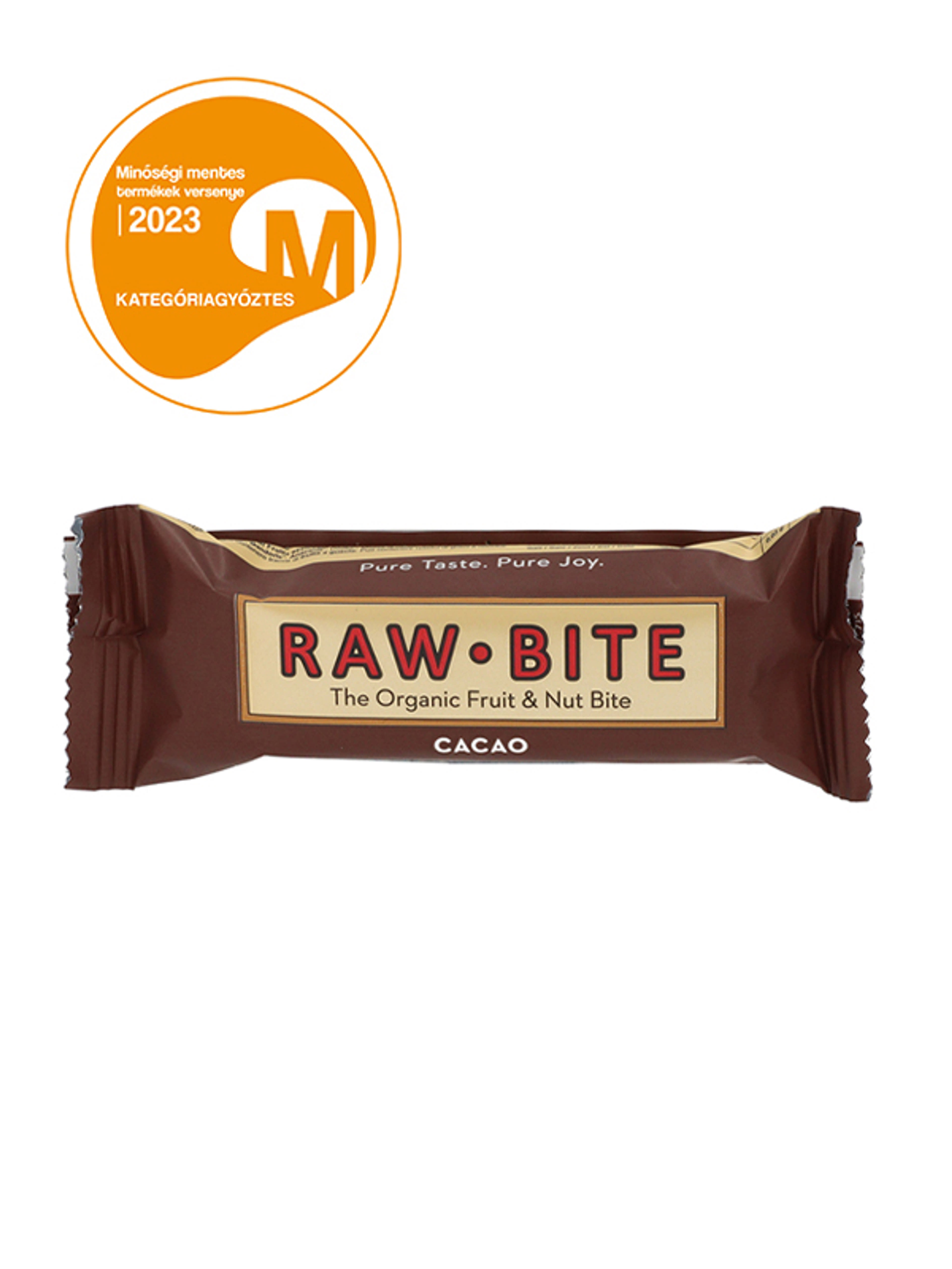 Rawbite organic bar, kakaó - 50 g