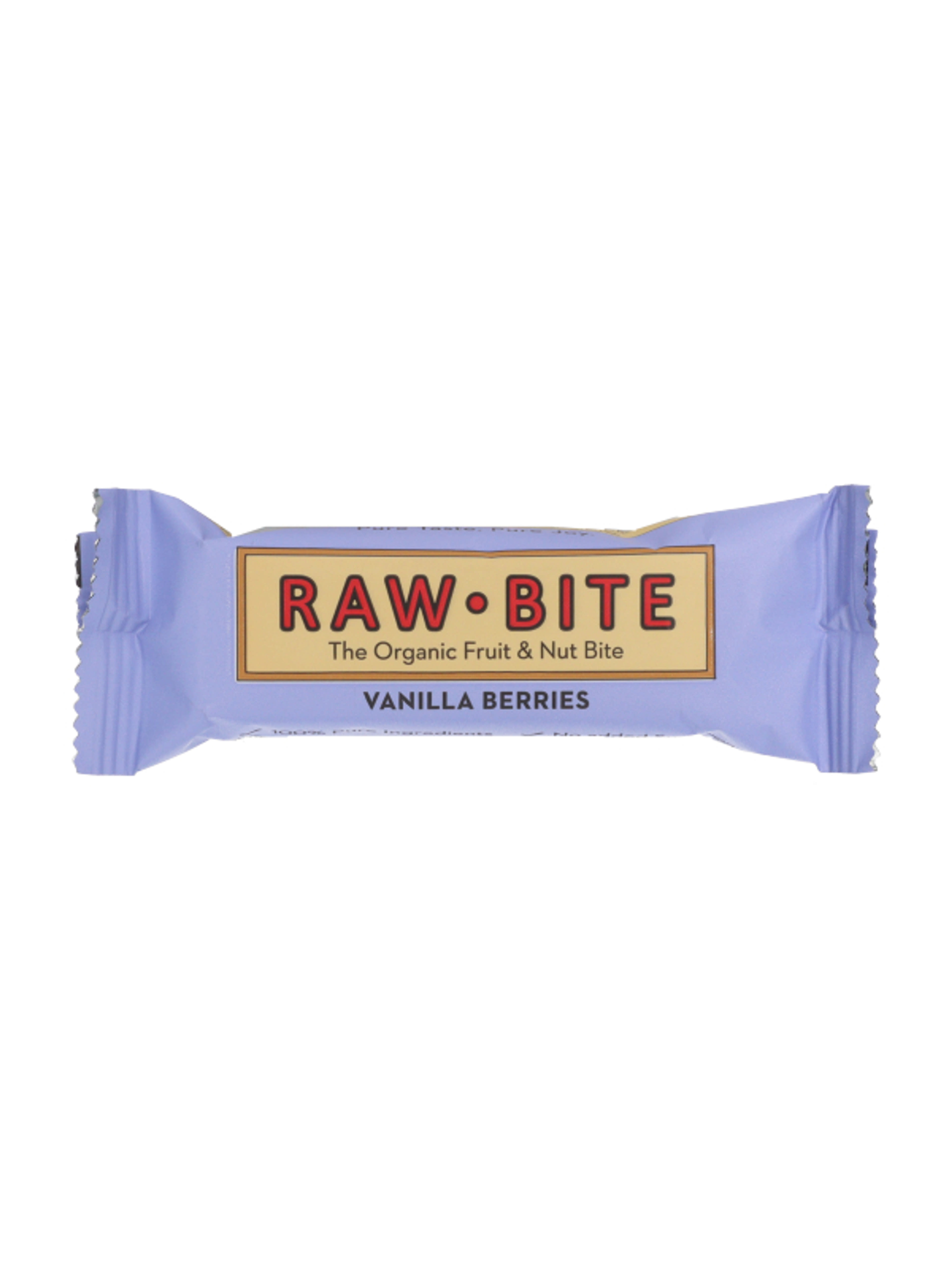 Rawbite Orgnaic bar vanília berries - 50 g-2