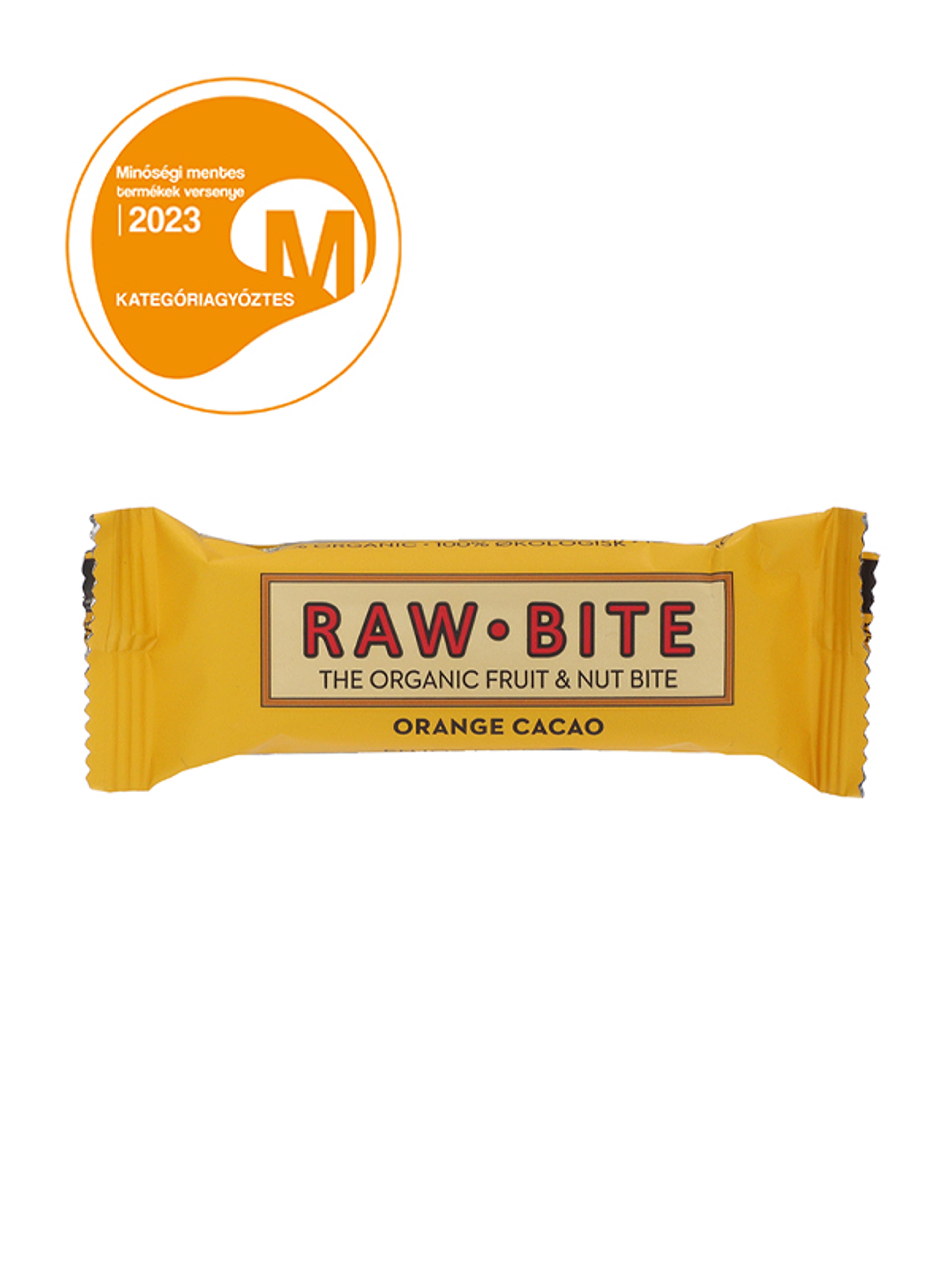 Rawbite organic bar, narancs-kakaó - 50 g-2