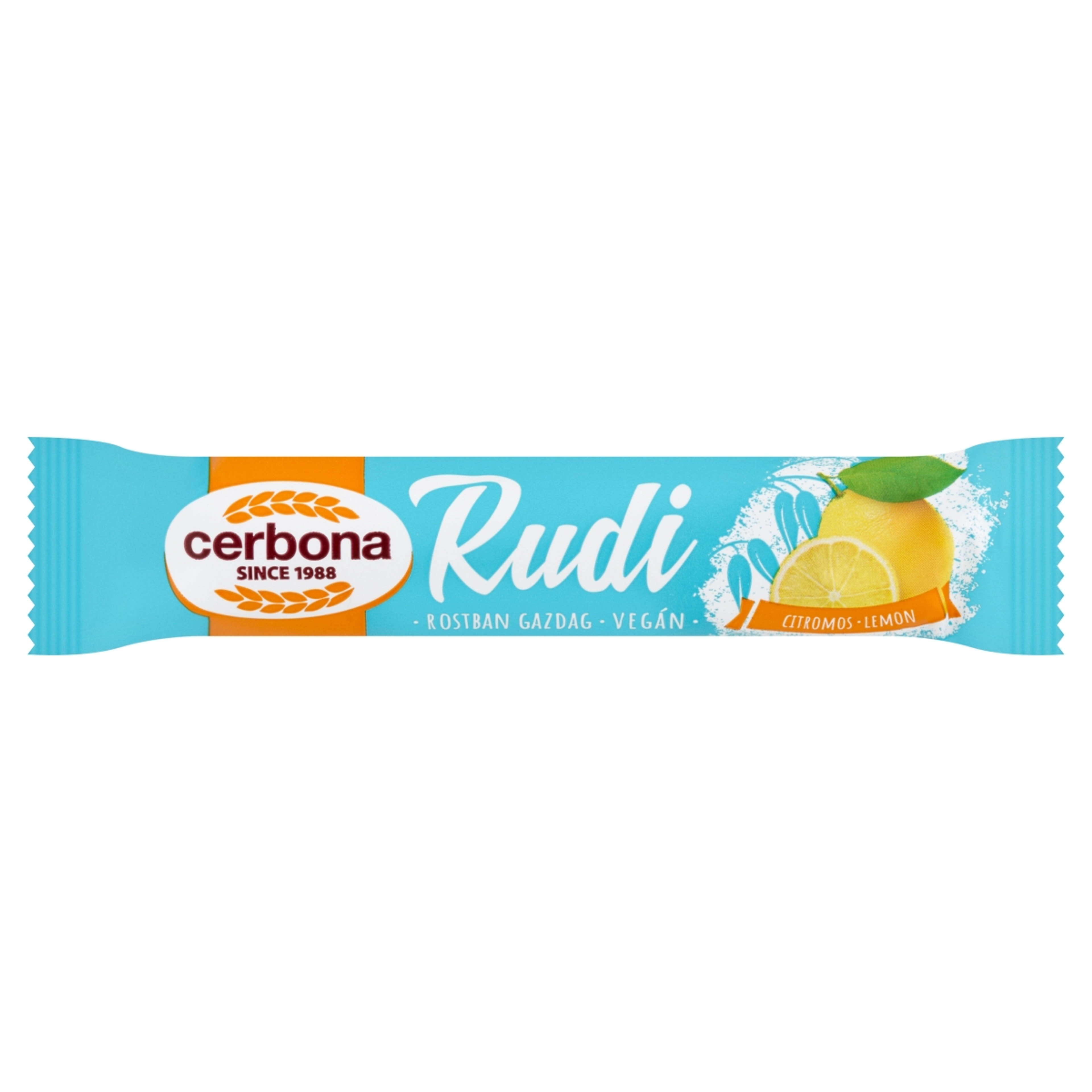 Cerbona Rudi zabrúd citromos töltelékkel, kakaós bevonattal - 30 g