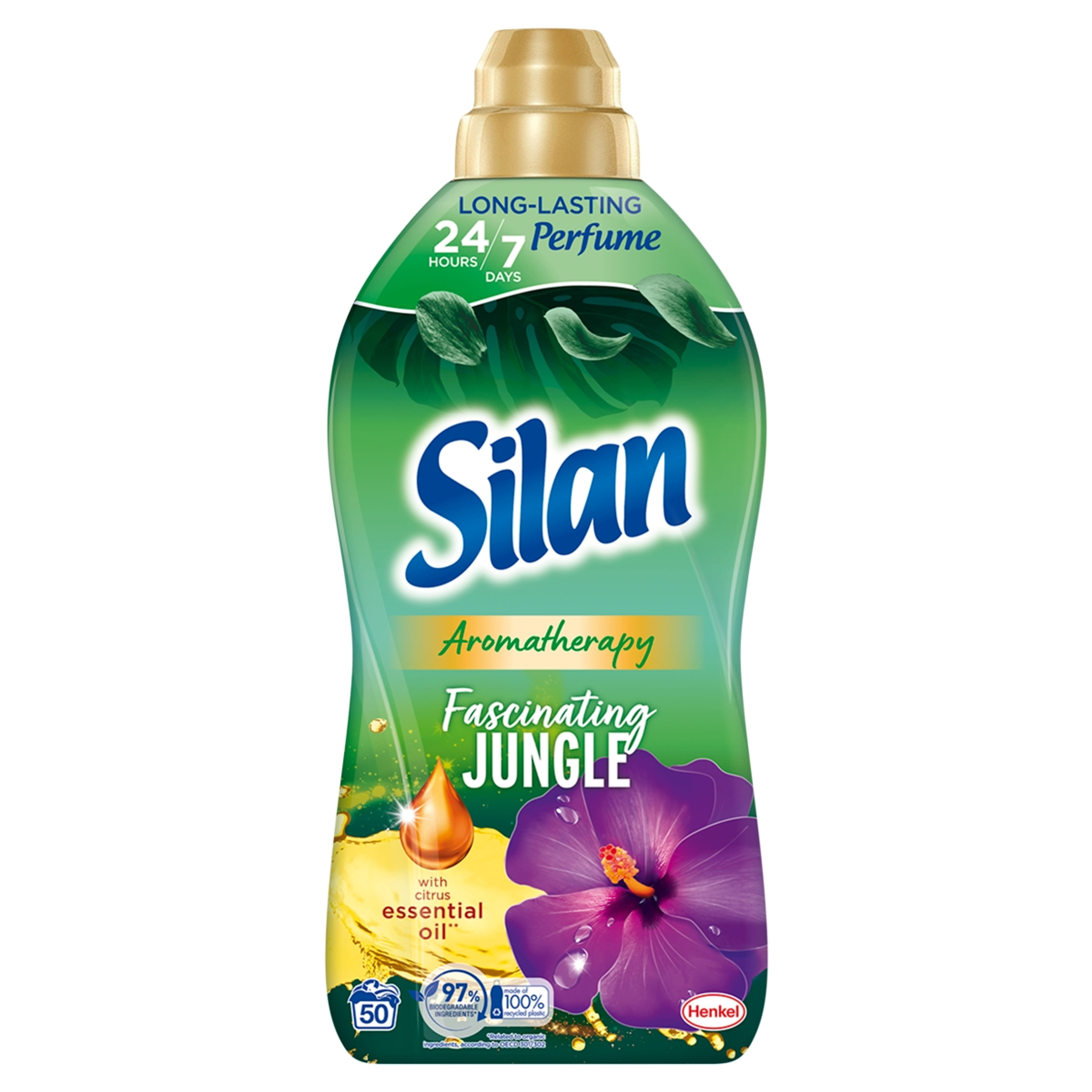 Silan Aromatherapy Fascinating Jungle öblítő koncentrátum 50 mosás - 1100 ml-1
