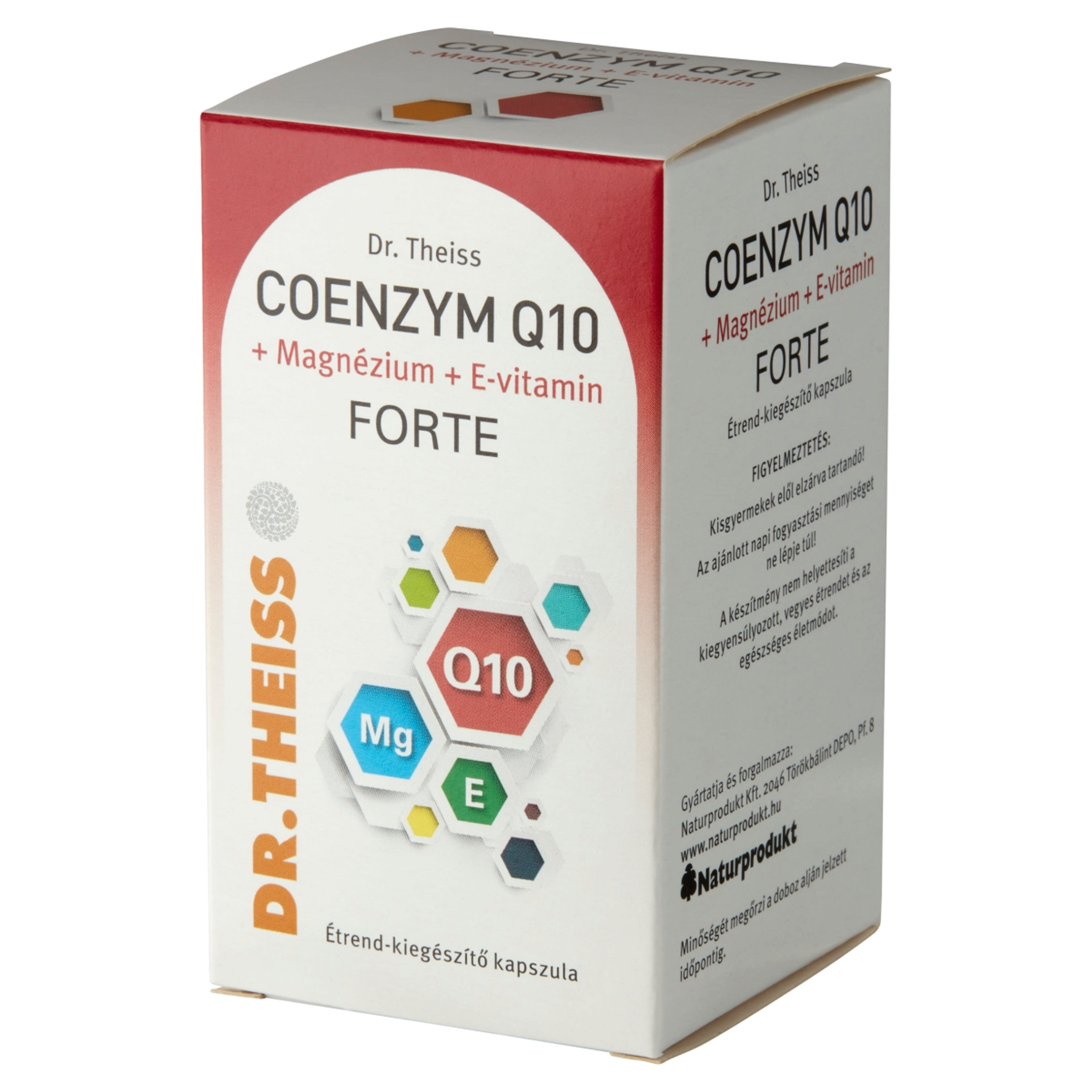 Dr.Theiss Coenzym Q10+Mg3E-Vitamin Étrend-Kiegészítő Kapszula - 60 db-3