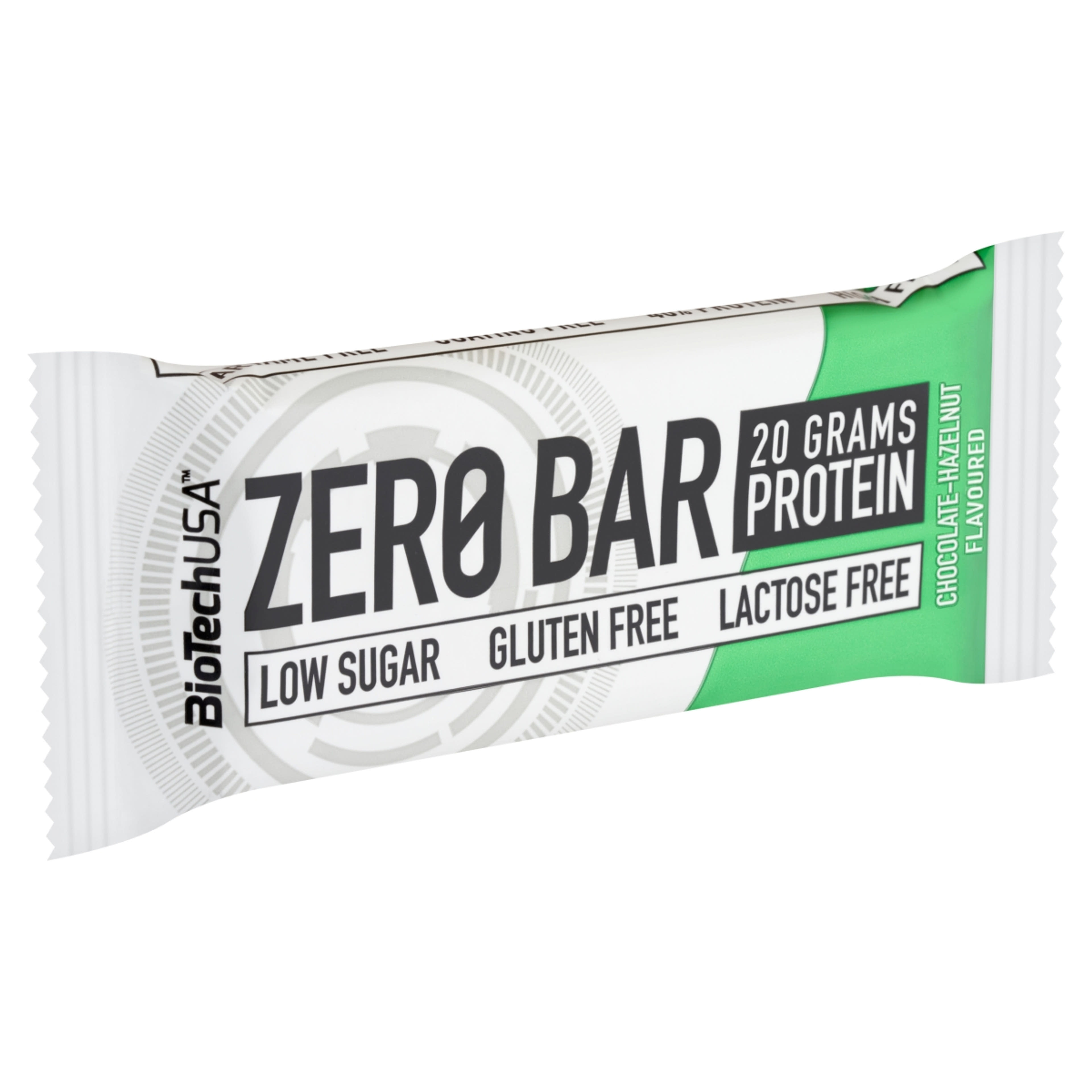 BioTechUSA Zero Bar csokoládé-mogyoró - 50 g-2
