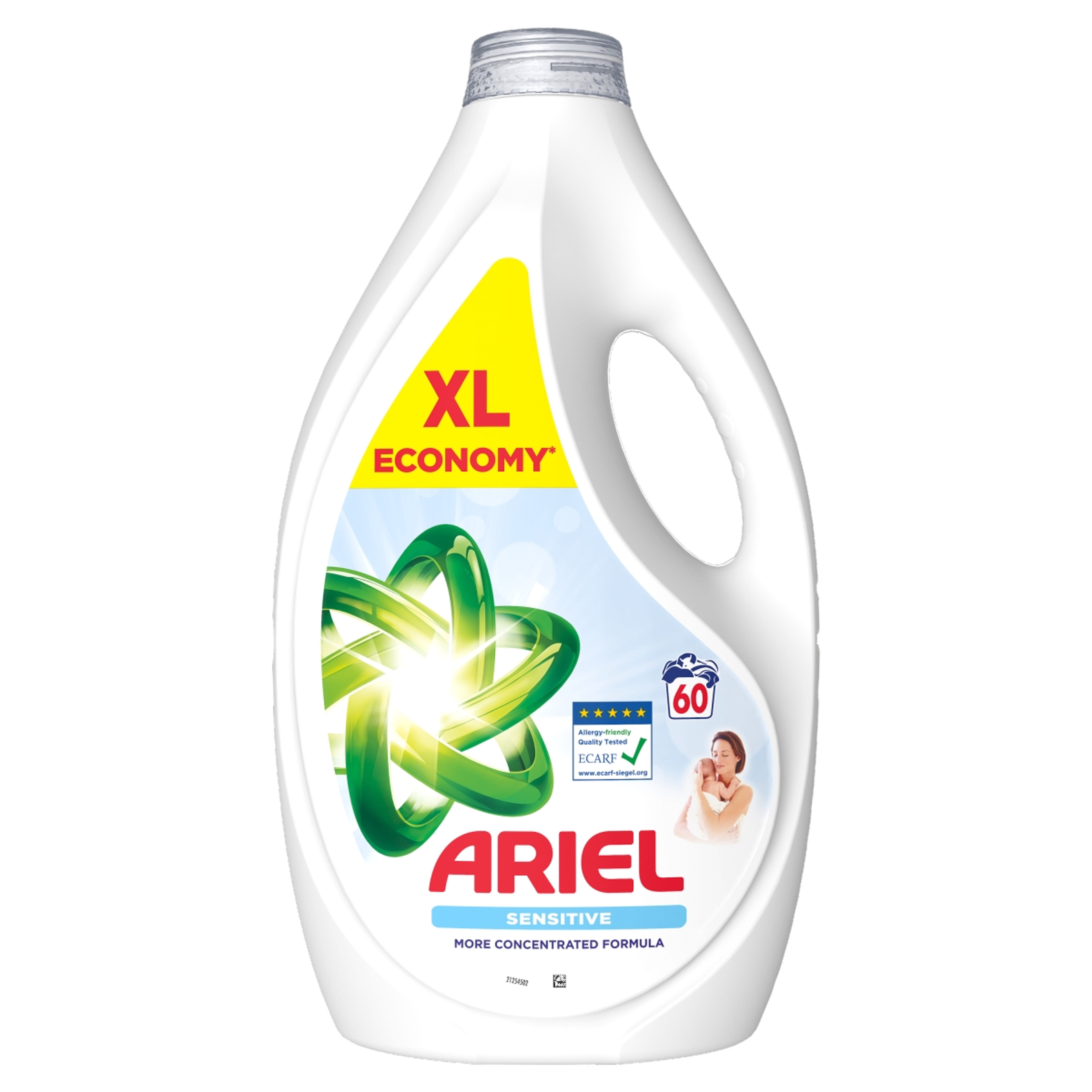Ariel Sensitive folyékony mosószer, 60 mosáshoz - 2700 ml