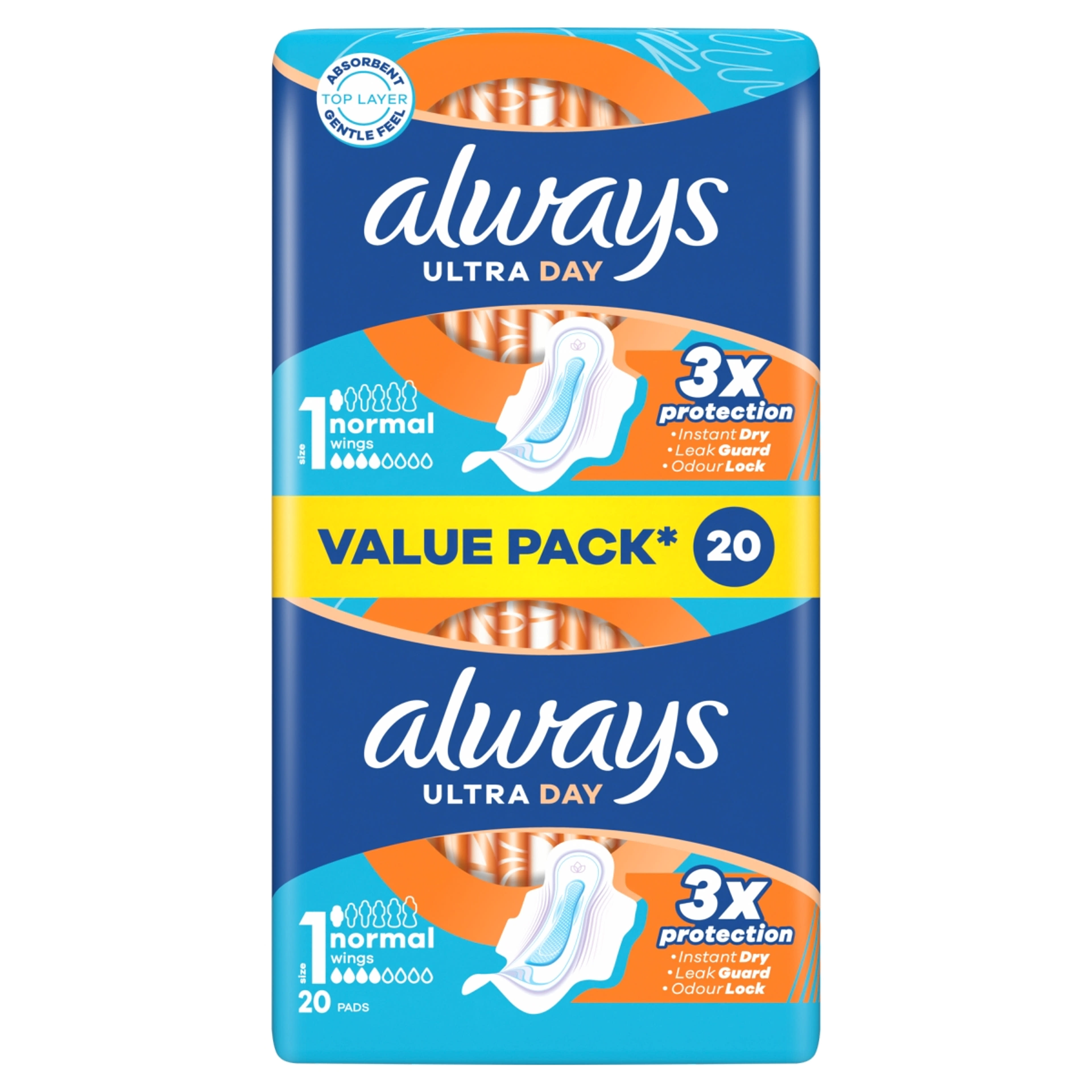 Always Ultra Normal Plus intim betét - 20 db