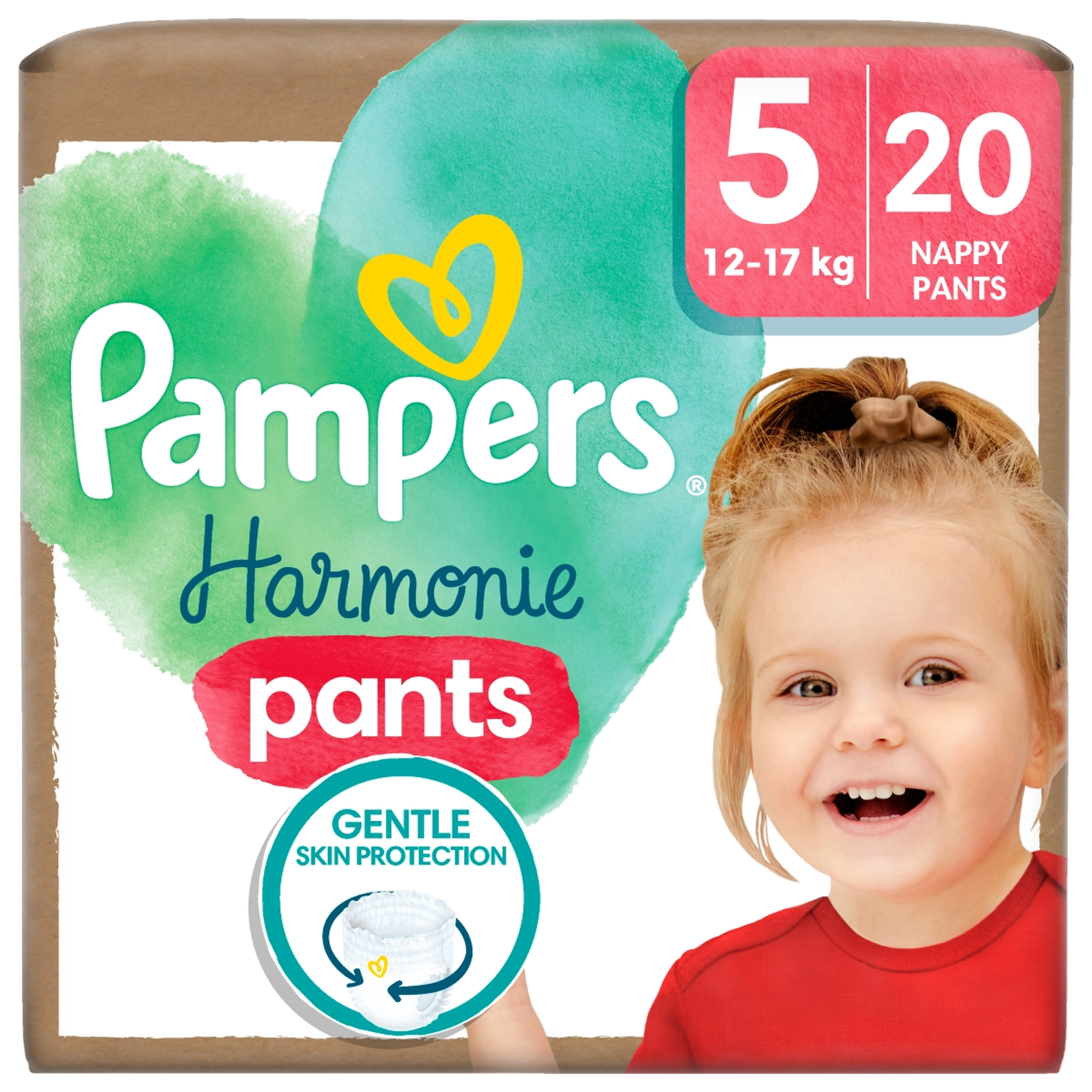 Pampers Harmonie Baby bugyipelenka 5-ös 12-17 kg - 20 db-3