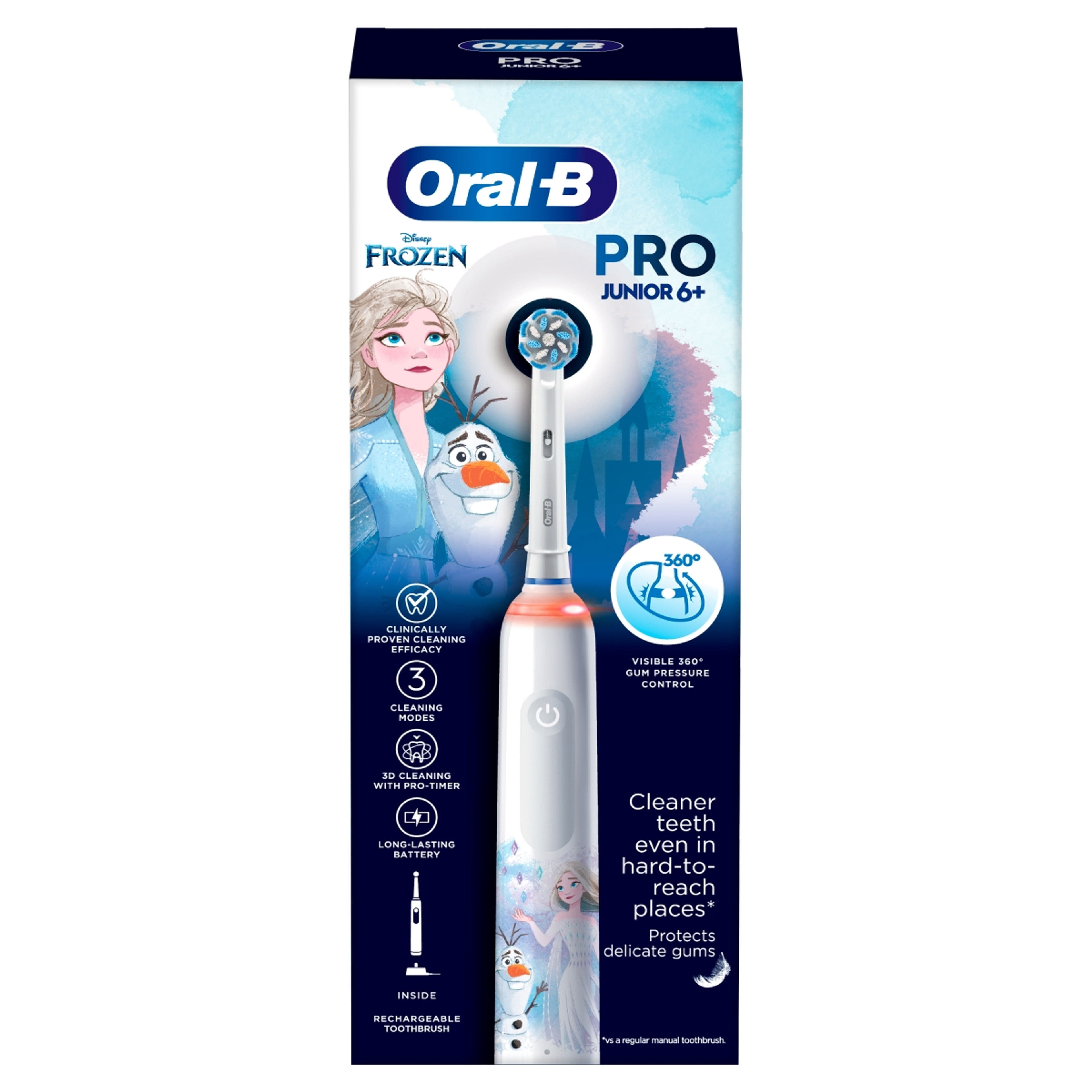 Oral-B Pro Junior Jégvarázs elektromos fogkefe 6 éves kortól - 1 db-2