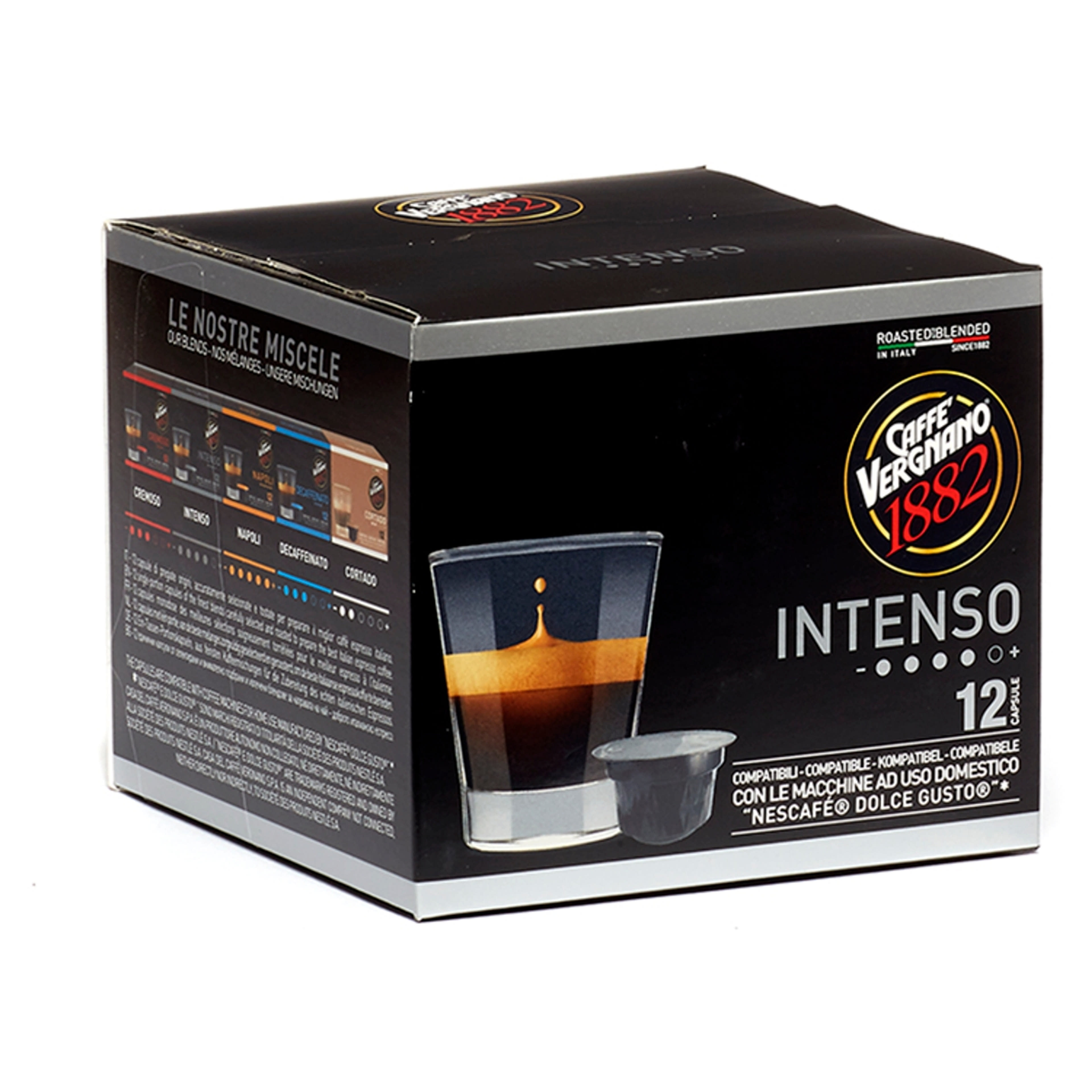 Caffé Vergnano Intenso Dolce Gusto kávékapszula - 12 db-1