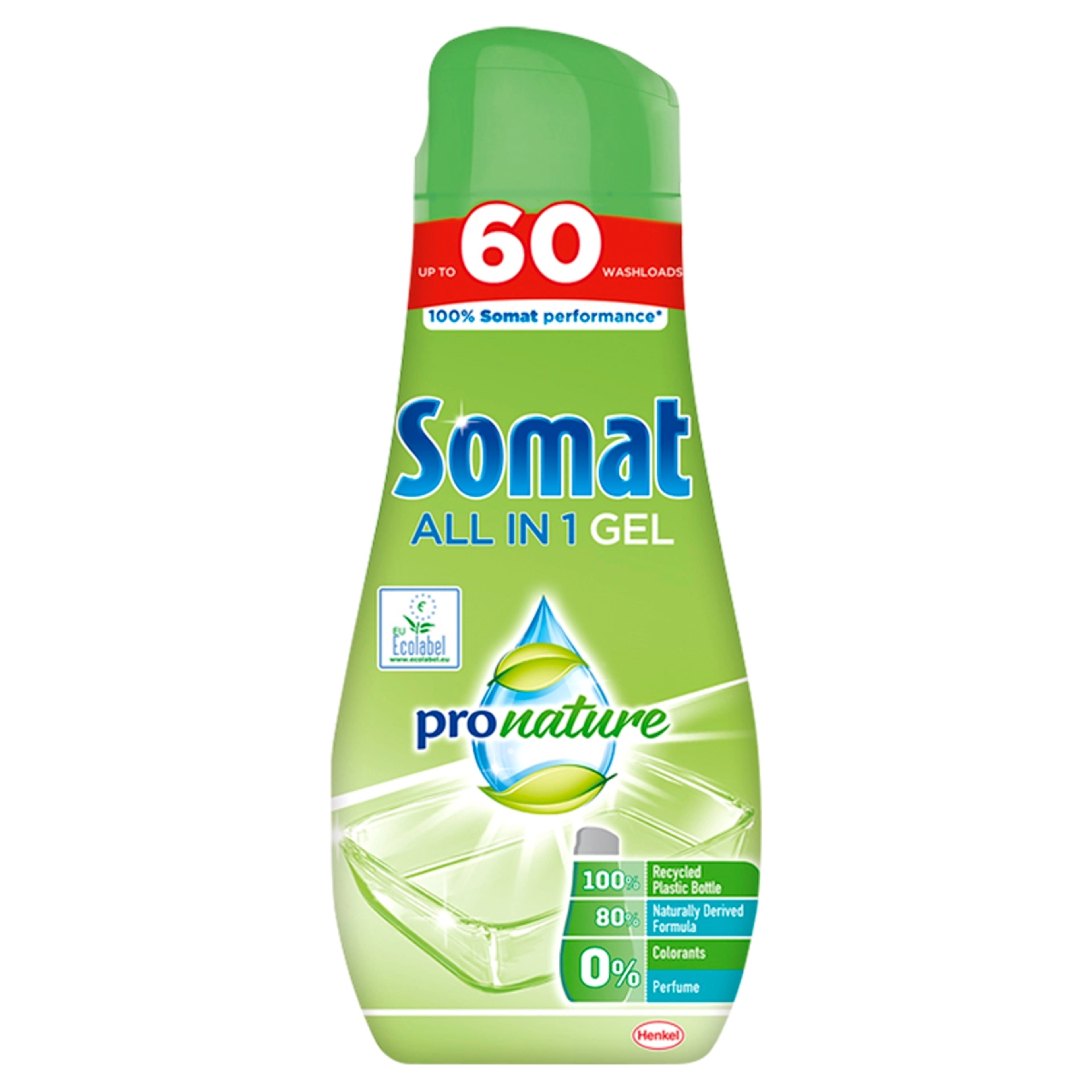 Somat All in 1 pronature mosogatógél 60WL - 960 ml-1