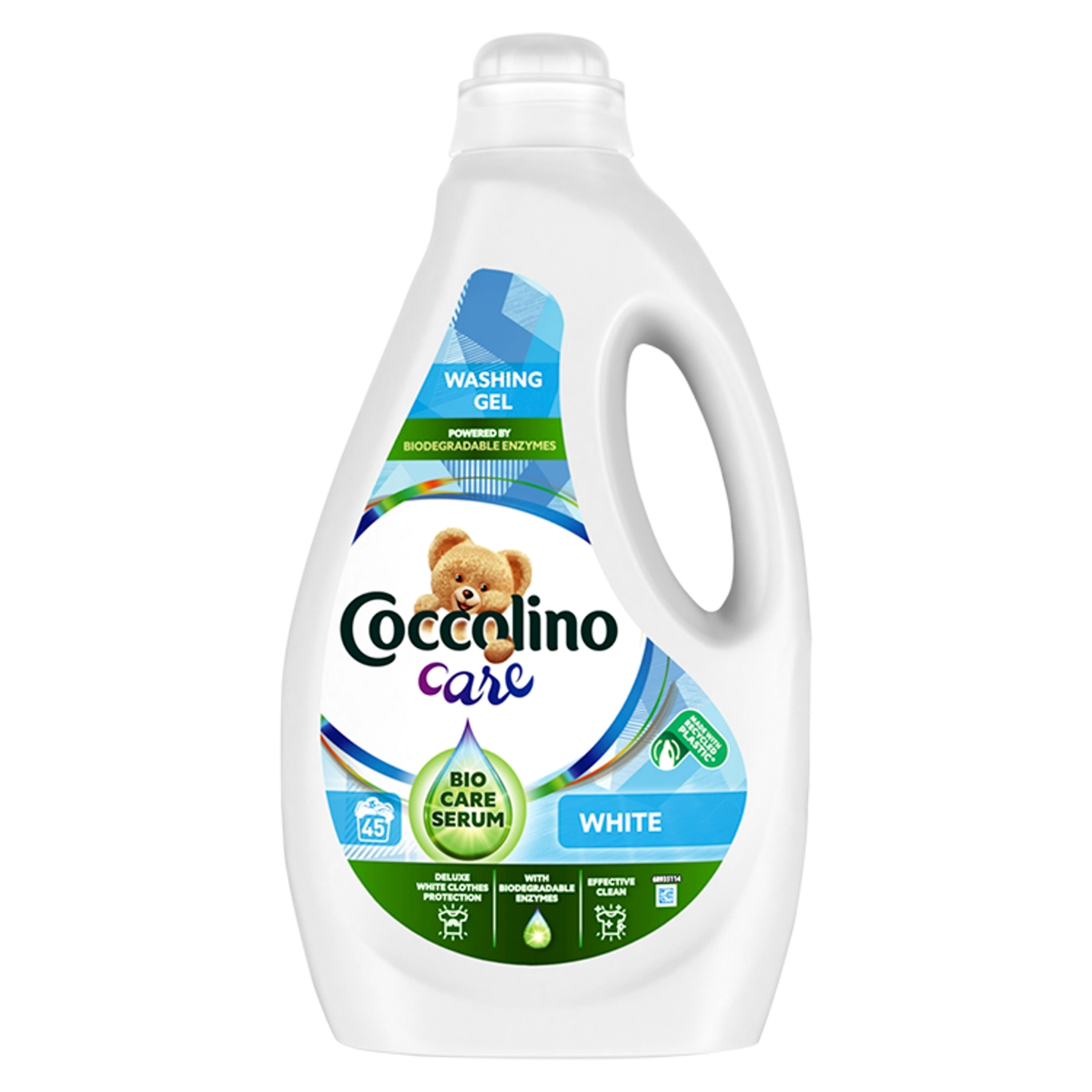 Coccolino Care mosógél fehér ruhákhoz 45 mosás - 1800 ml-1