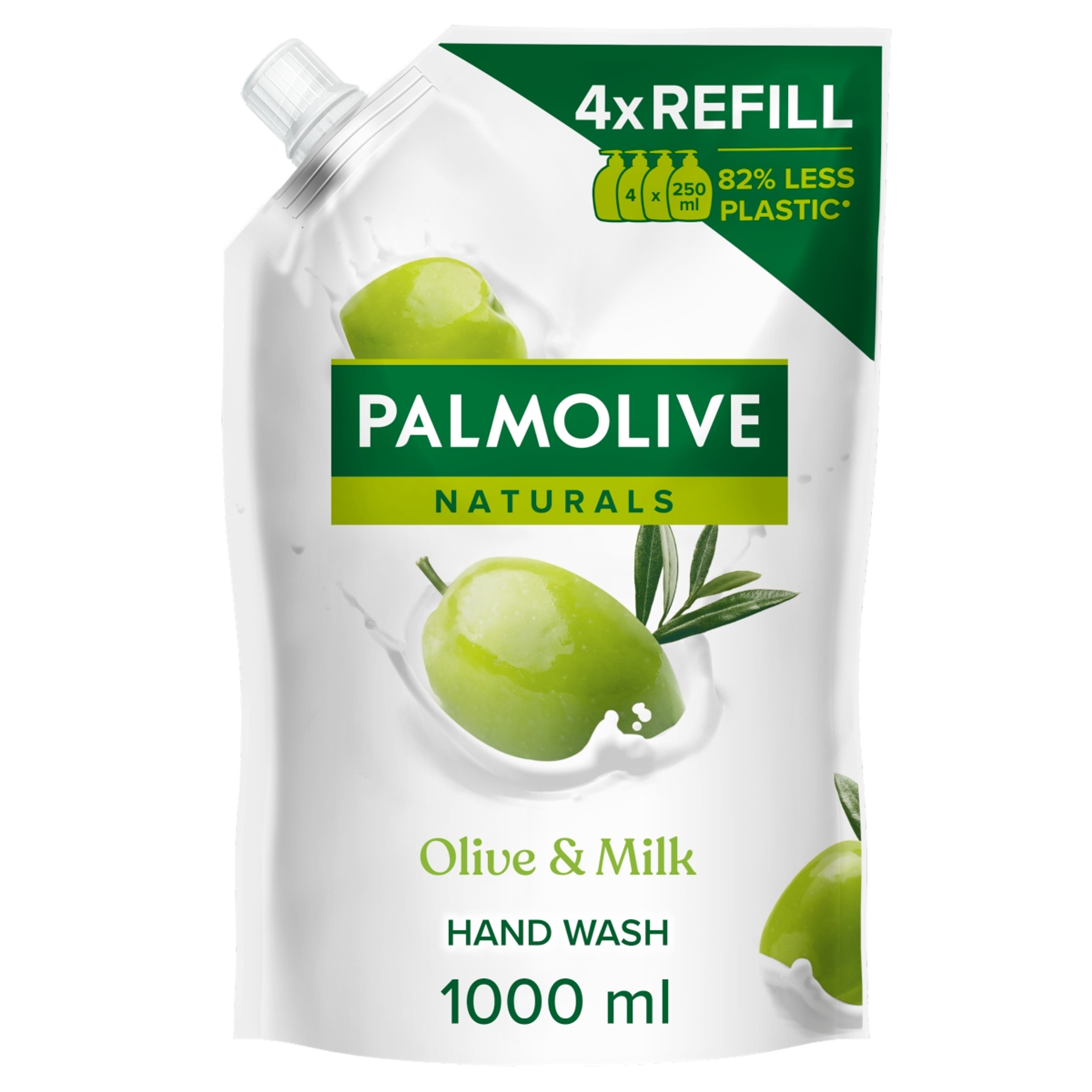 Palmolive Naturals Milk & Olive folyékony szappan utántöltő - 1000 ml-1